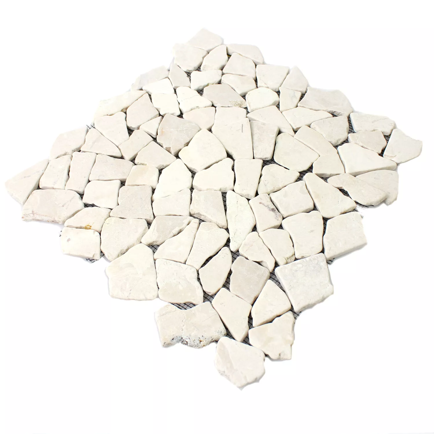 Prov Mosaik Marmor Brott Biancone