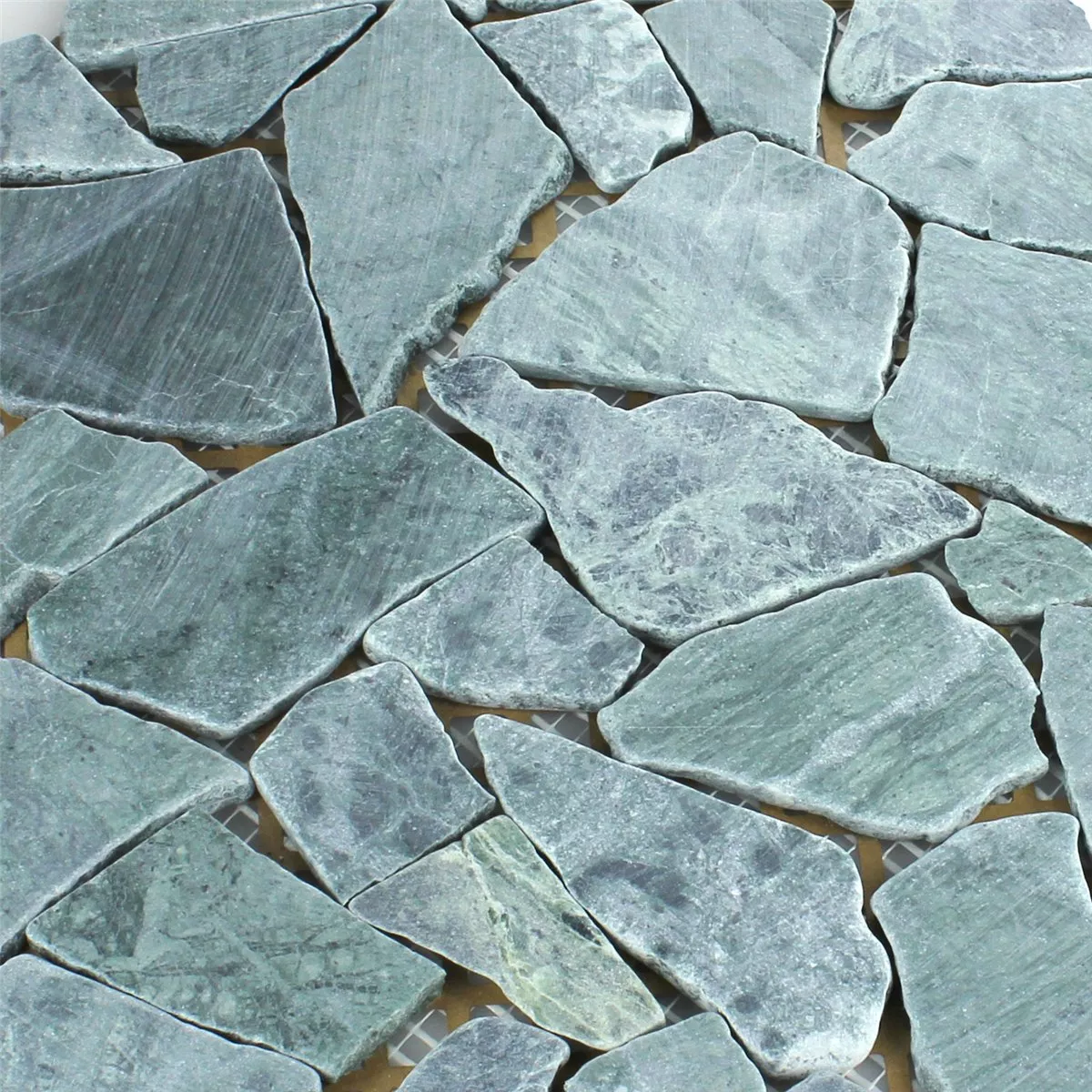 Mosaik Marmor Brott Verde Guatemala