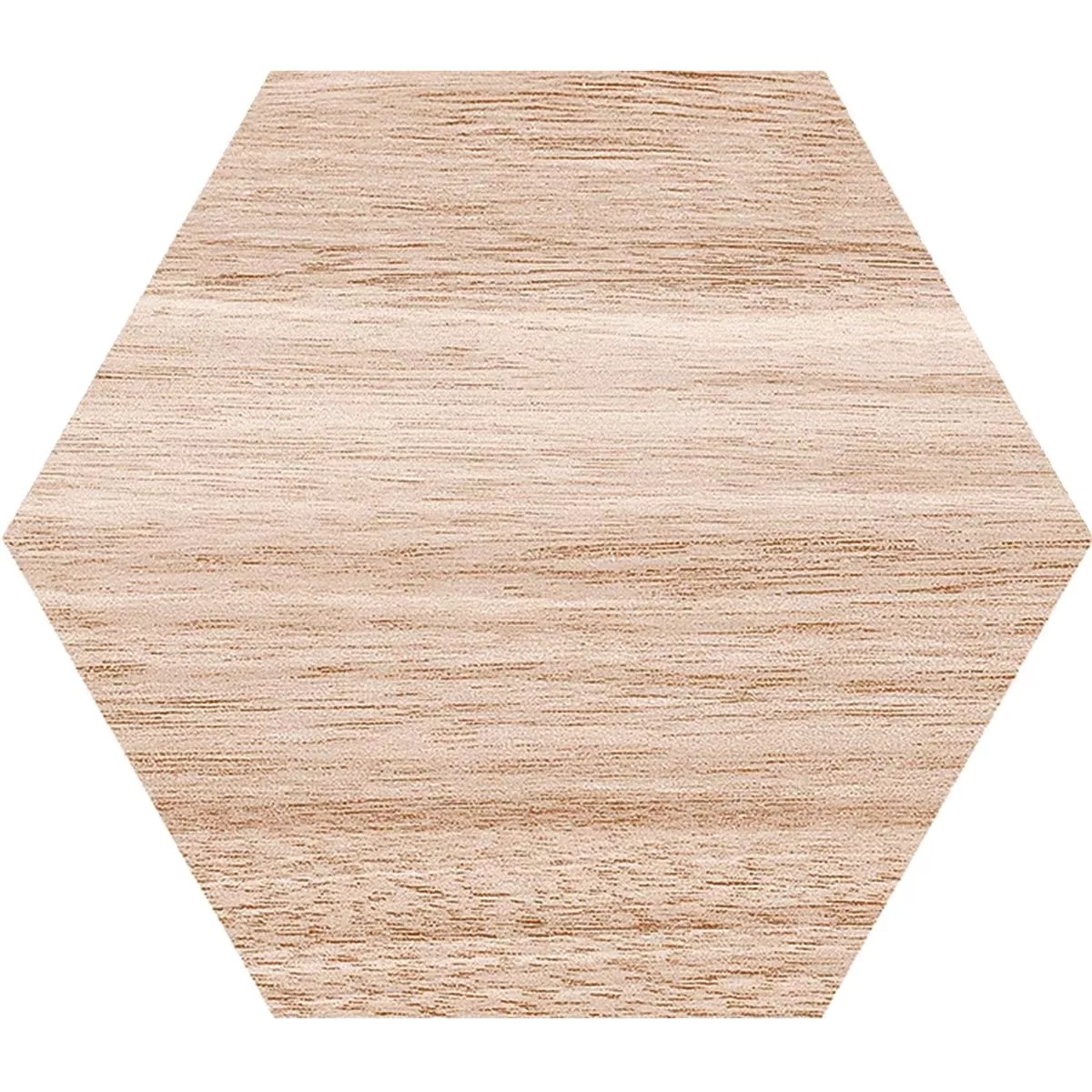 Stengods Plattor Hexwood Hexagon Beige 22,5 x 25,9cm