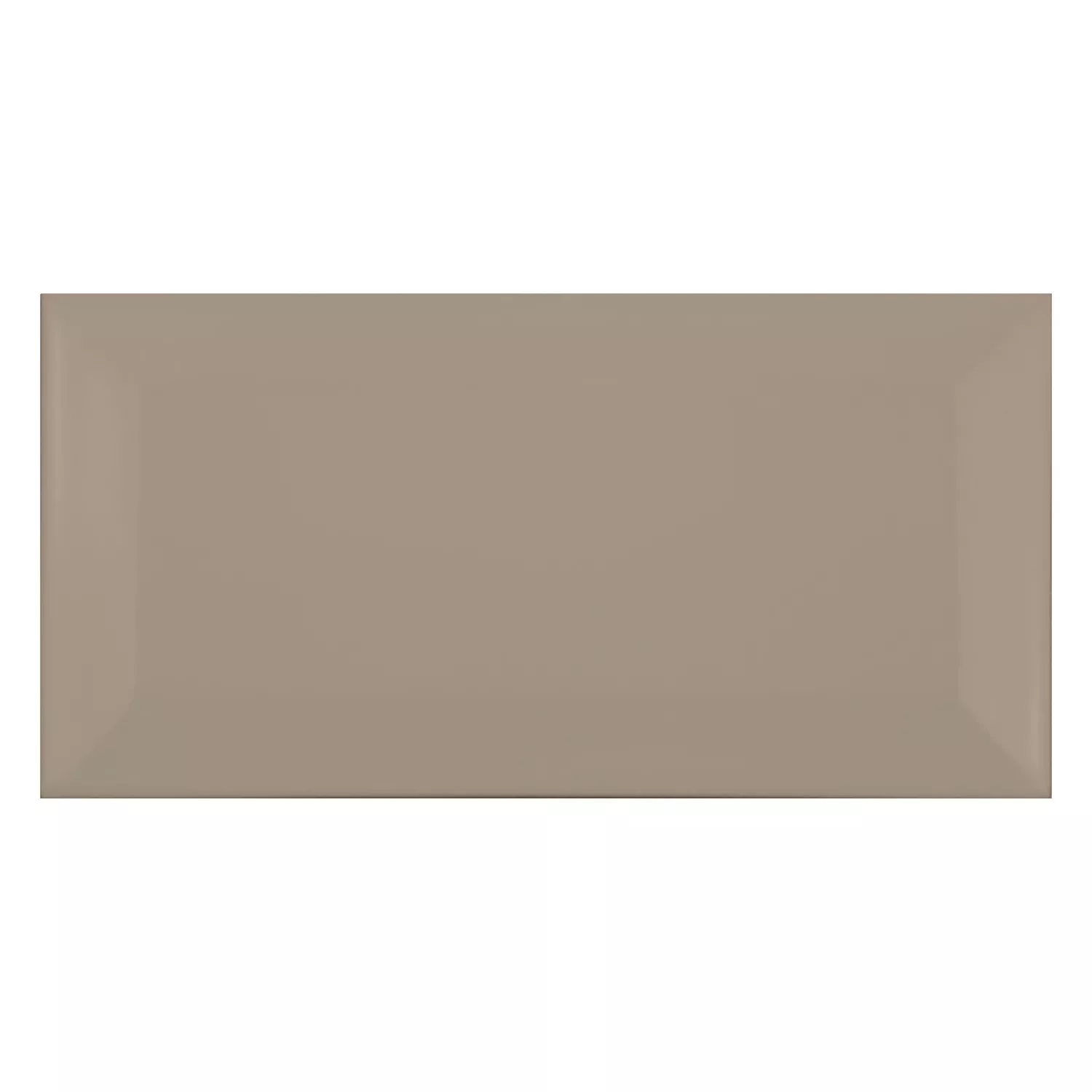 Metro kakel Brun Matt 7,5x15 cm Med Fasett Pitcox Mink