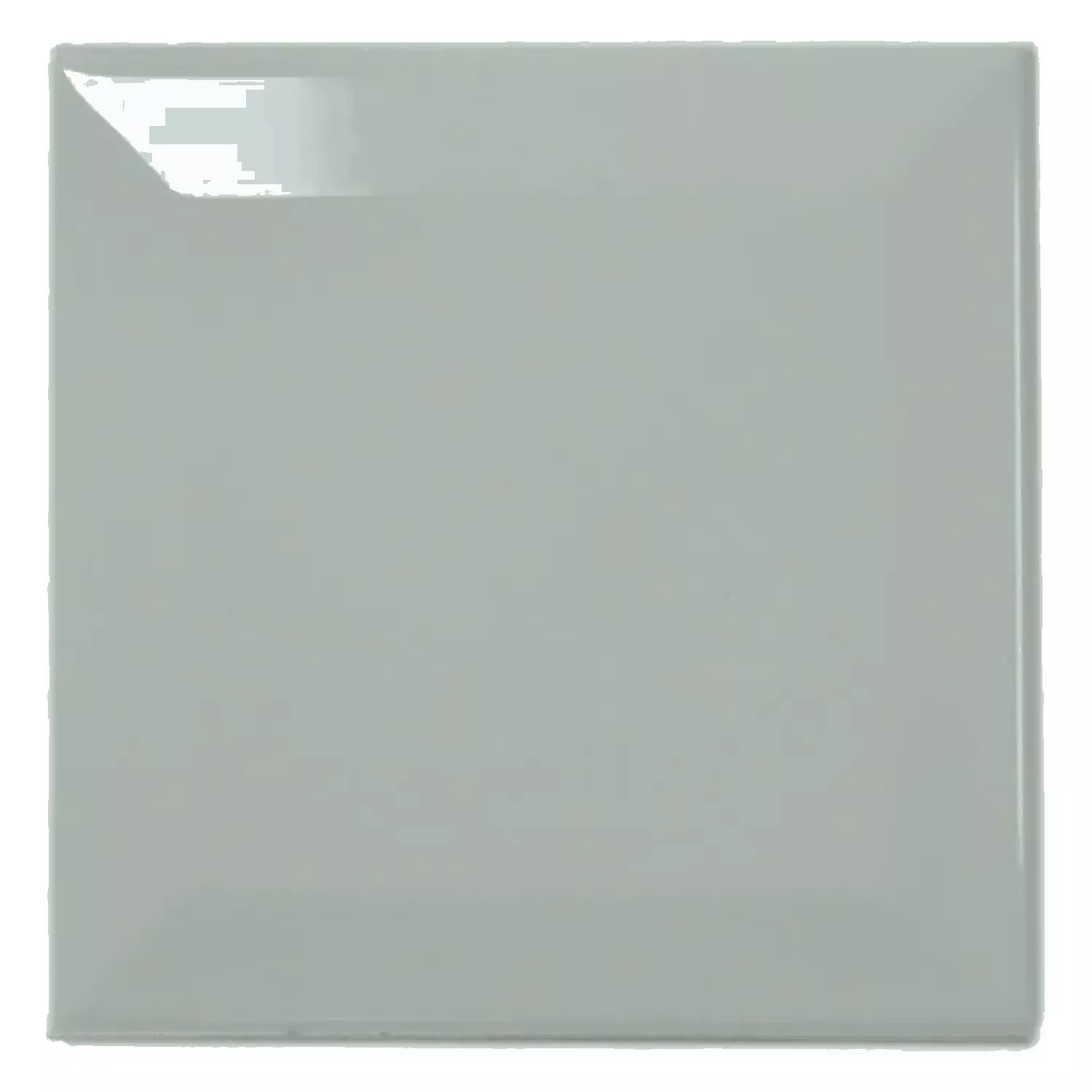 Metro kakel Grön Glänsande 10x10 cm Med Fasett Catarina Alga