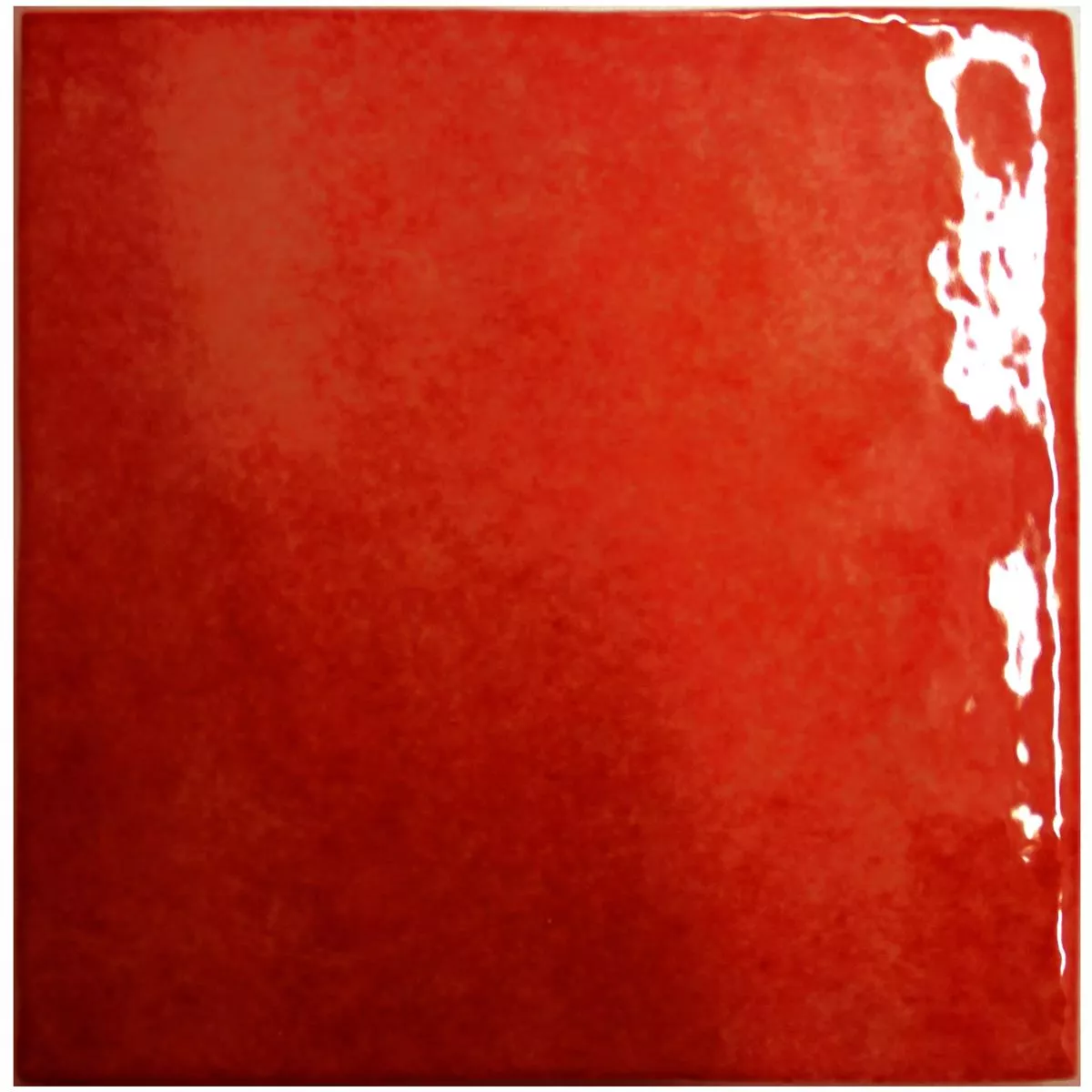 Kakel Rebecca Korrugerad Röd 16,2x16,2cm
