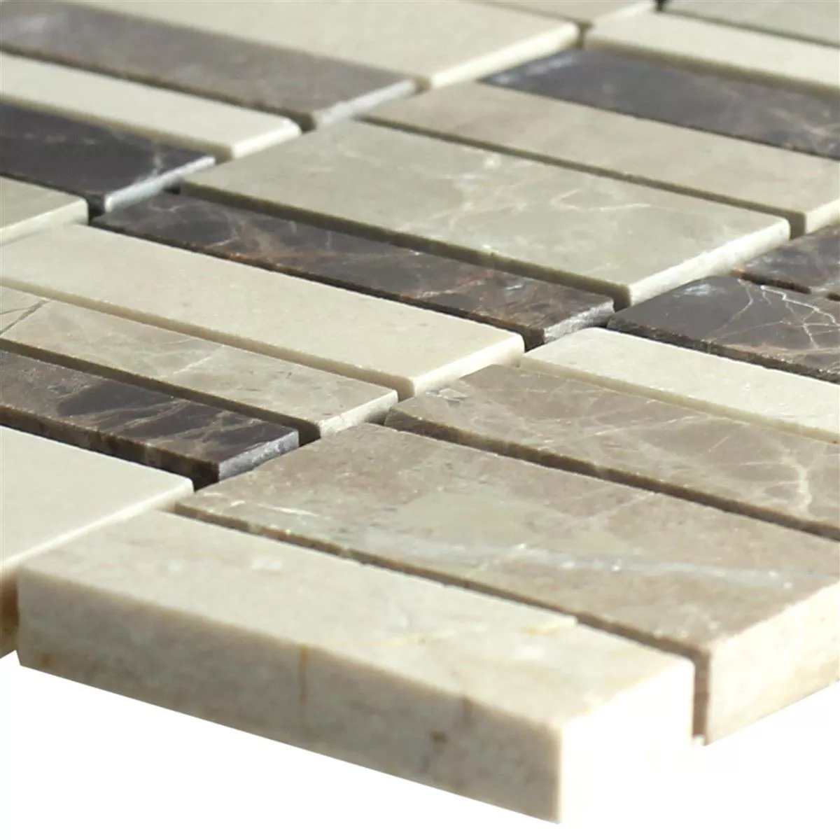 Marmor Mosaik Sunbury Brun Beige Marmor Mosaik Sunbury Brun Beige