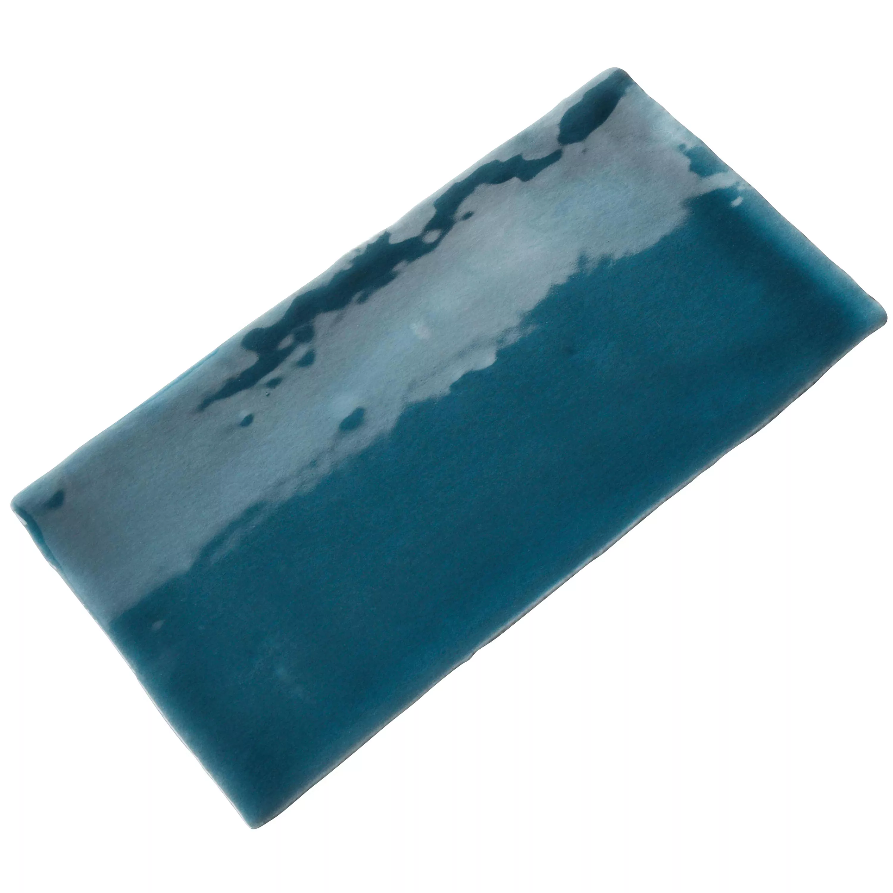 Kakel Algier Handgjort 7,5x15cm Mörkblå