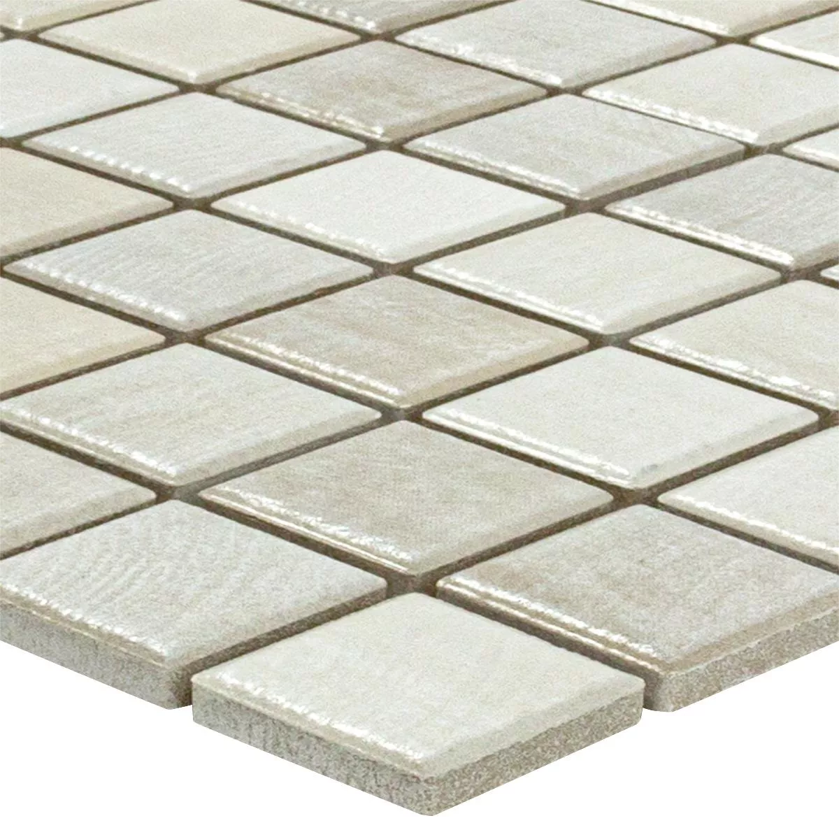 Keramikmosaik Plattor Luminara Träimitation Beige