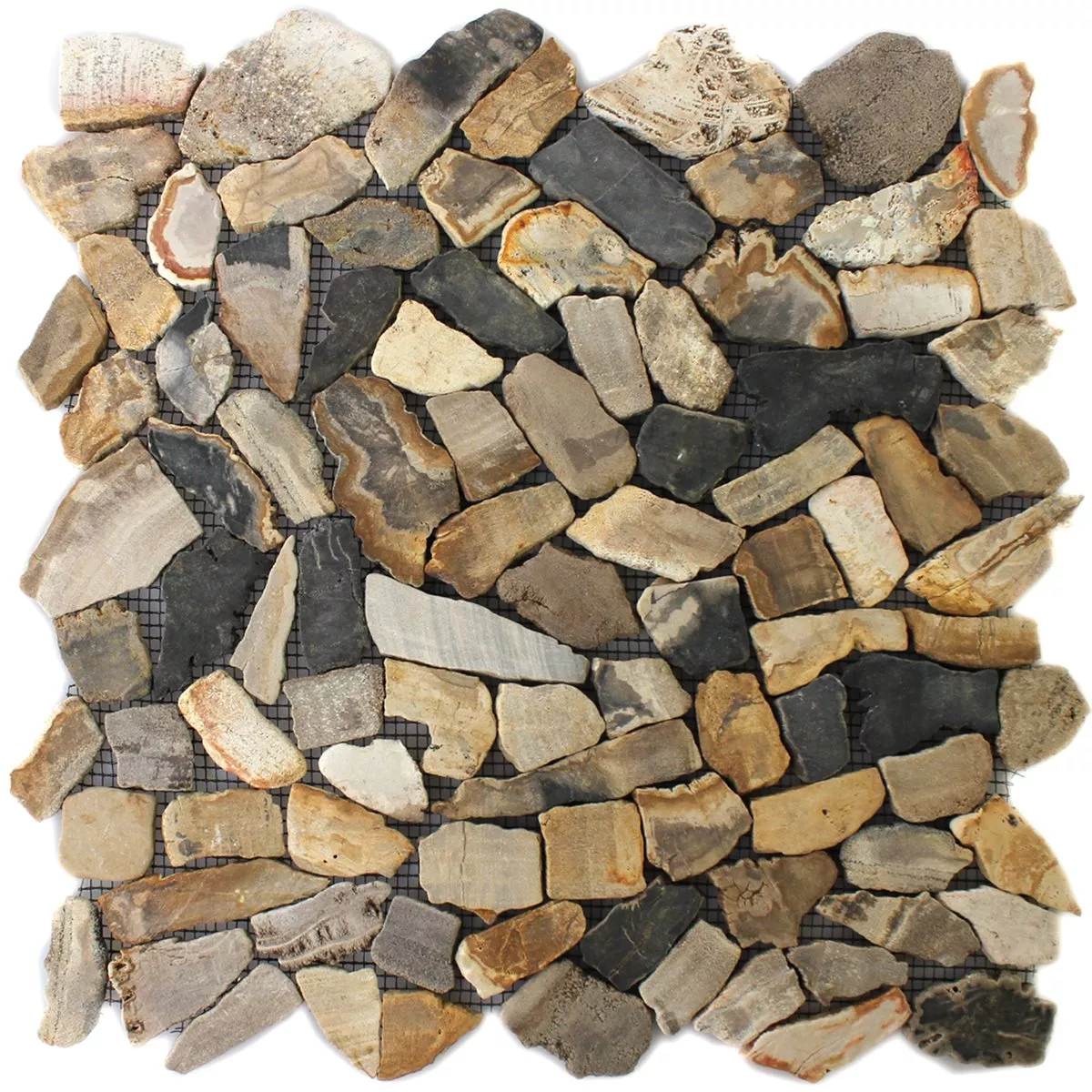 Prov Mosaik Marmor Brott Antik Oak