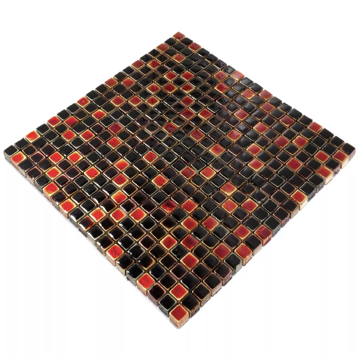 Natursten Mosaik Firestone Röd Mix