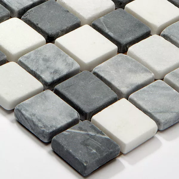 Prov Mosaik Marmor Svart Mix 