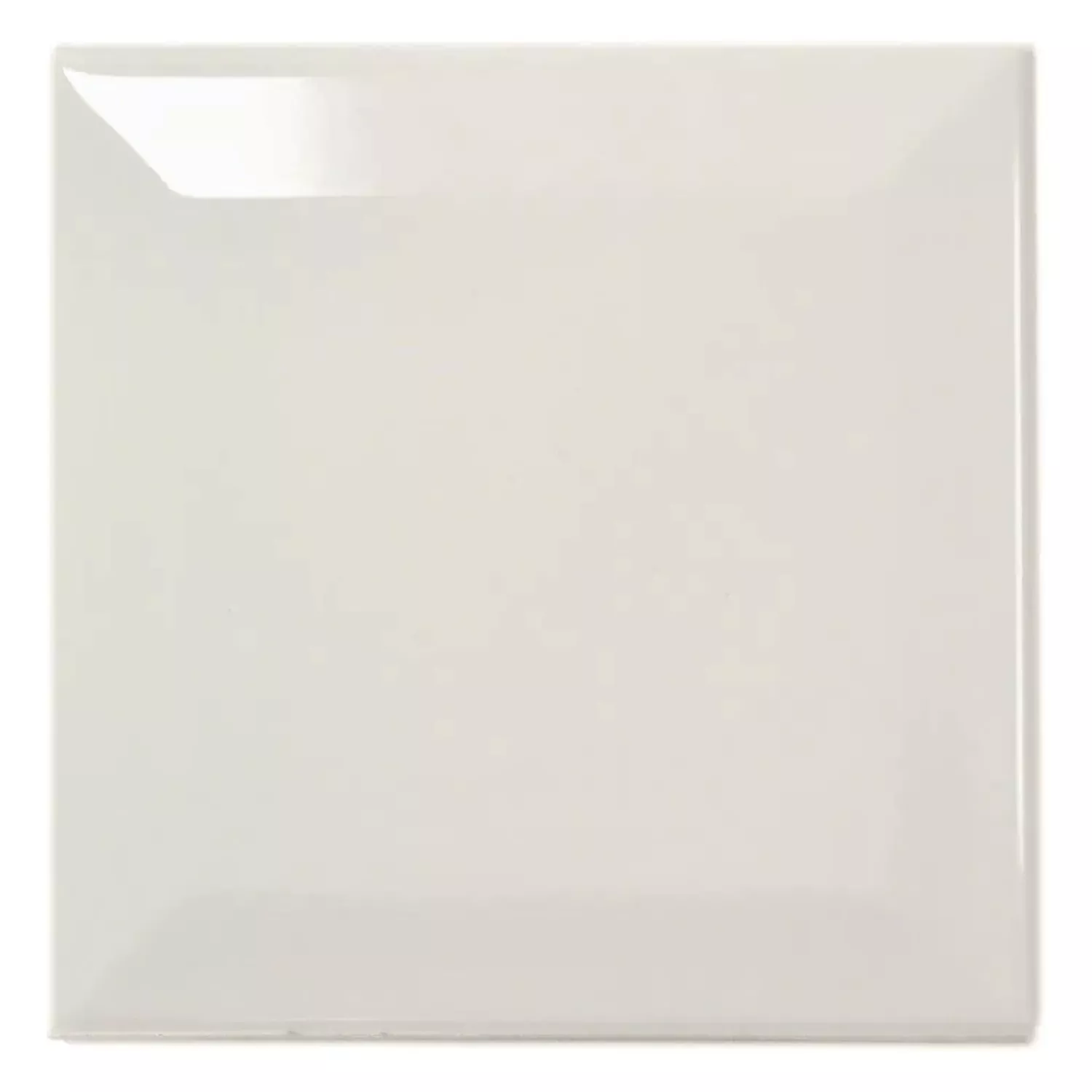 Metro kakel Grå Glänsande 10x10 cm Med Fasett Catarina Perla