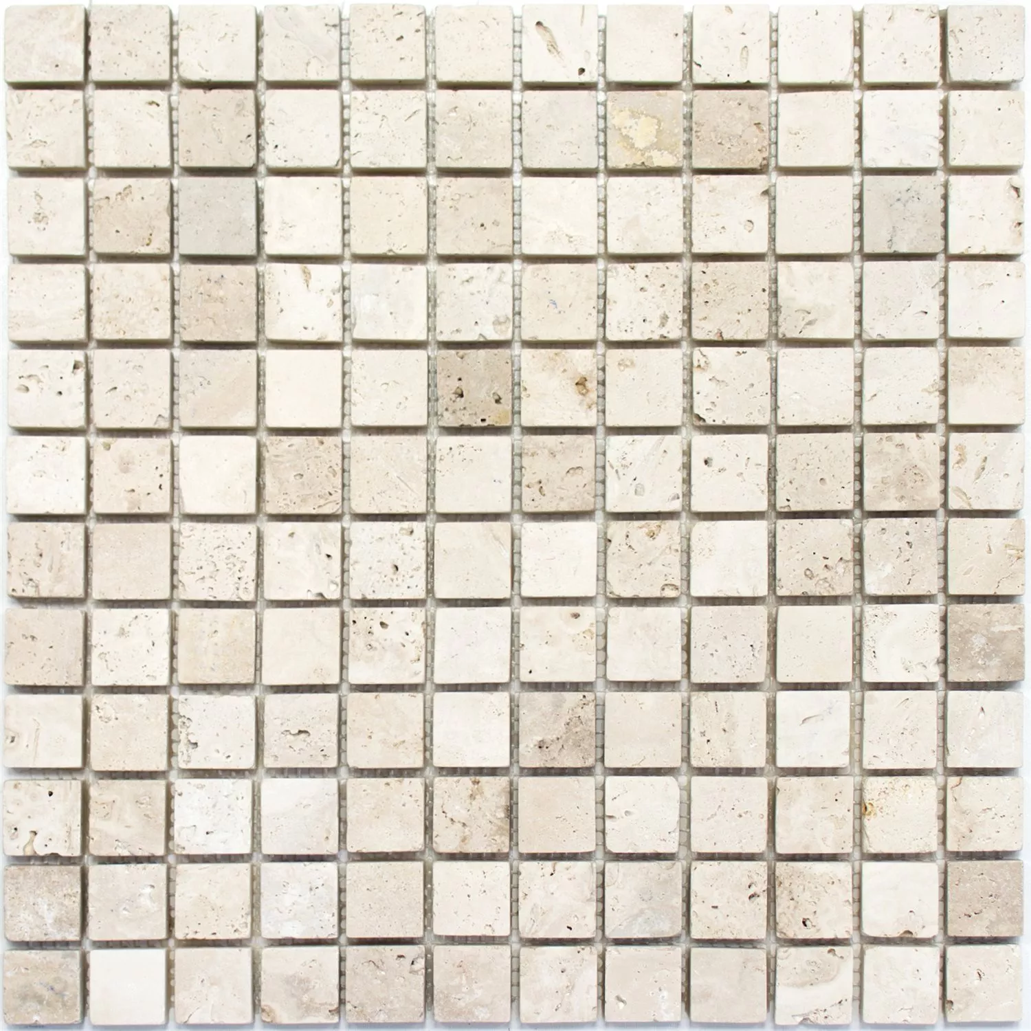 Mosaik Travertin Beige Tumlas 26x26x10mm