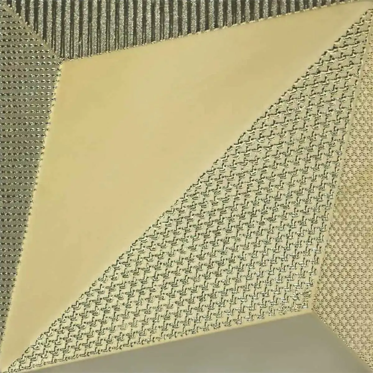 Kakel Skyline 3D Origami Exklusiv Strukturerad Guld