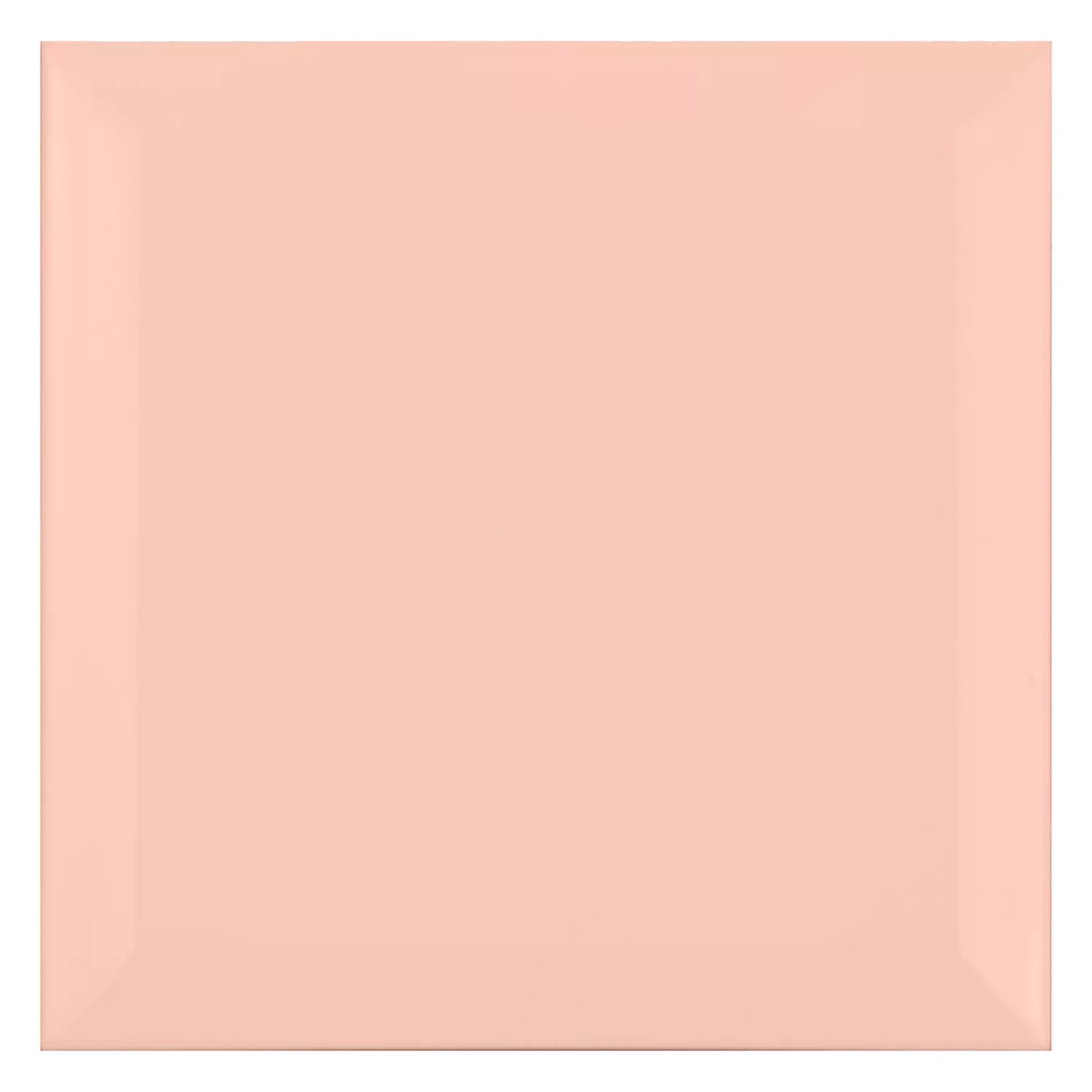 Metro kakel Apelsin Matt 15x15 cm Med Fasett Eris Salmon
