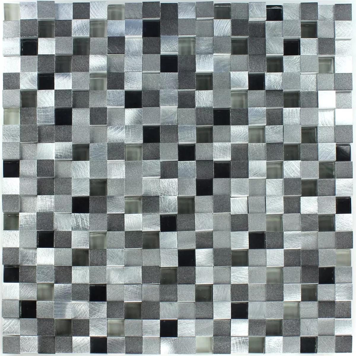 Prov Design Aluminium Glas D Mosaik Black Mix
