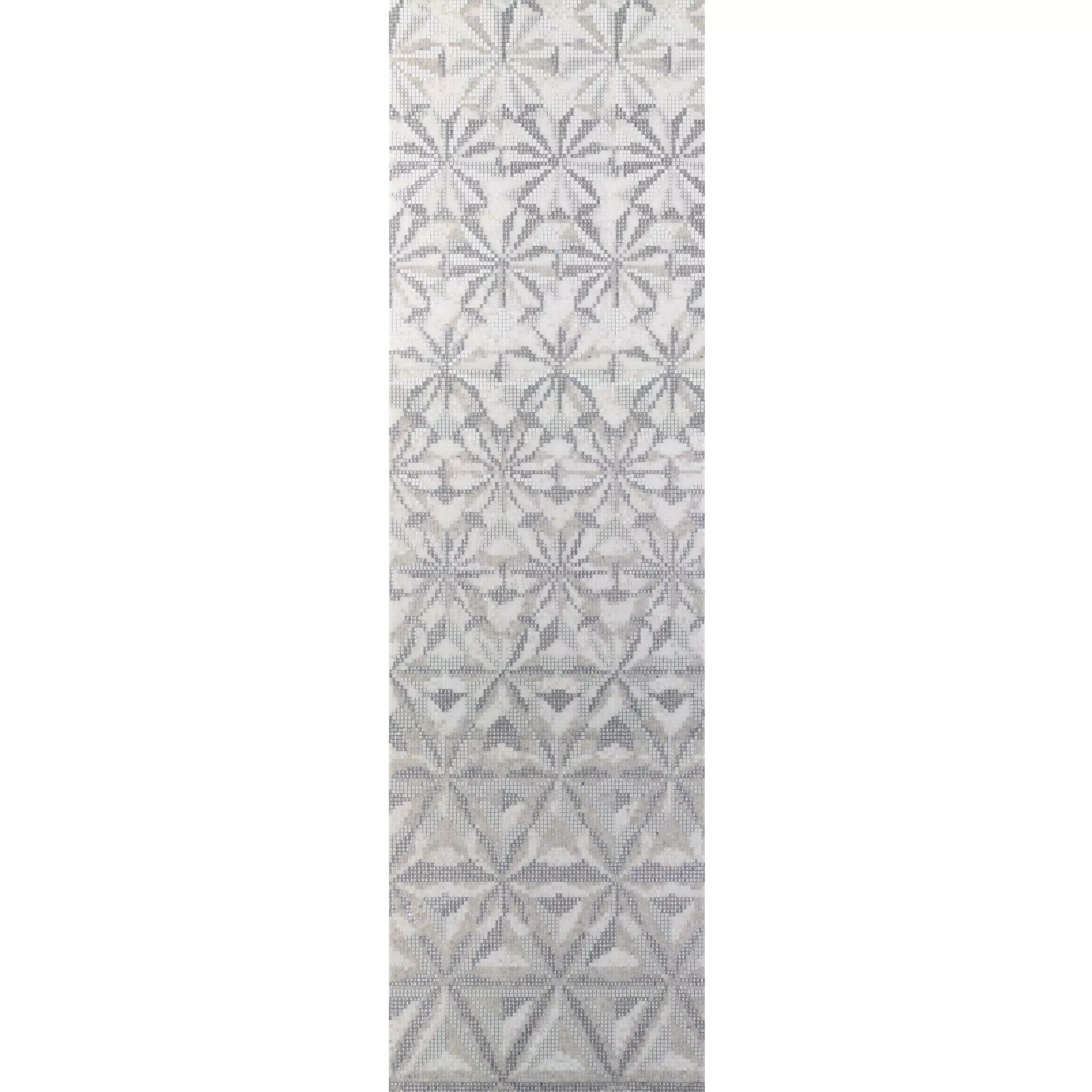 Glasmosaik Bild Magicflower White 110x240cm Glasmosaik Bild Magicflower White 110x240cm