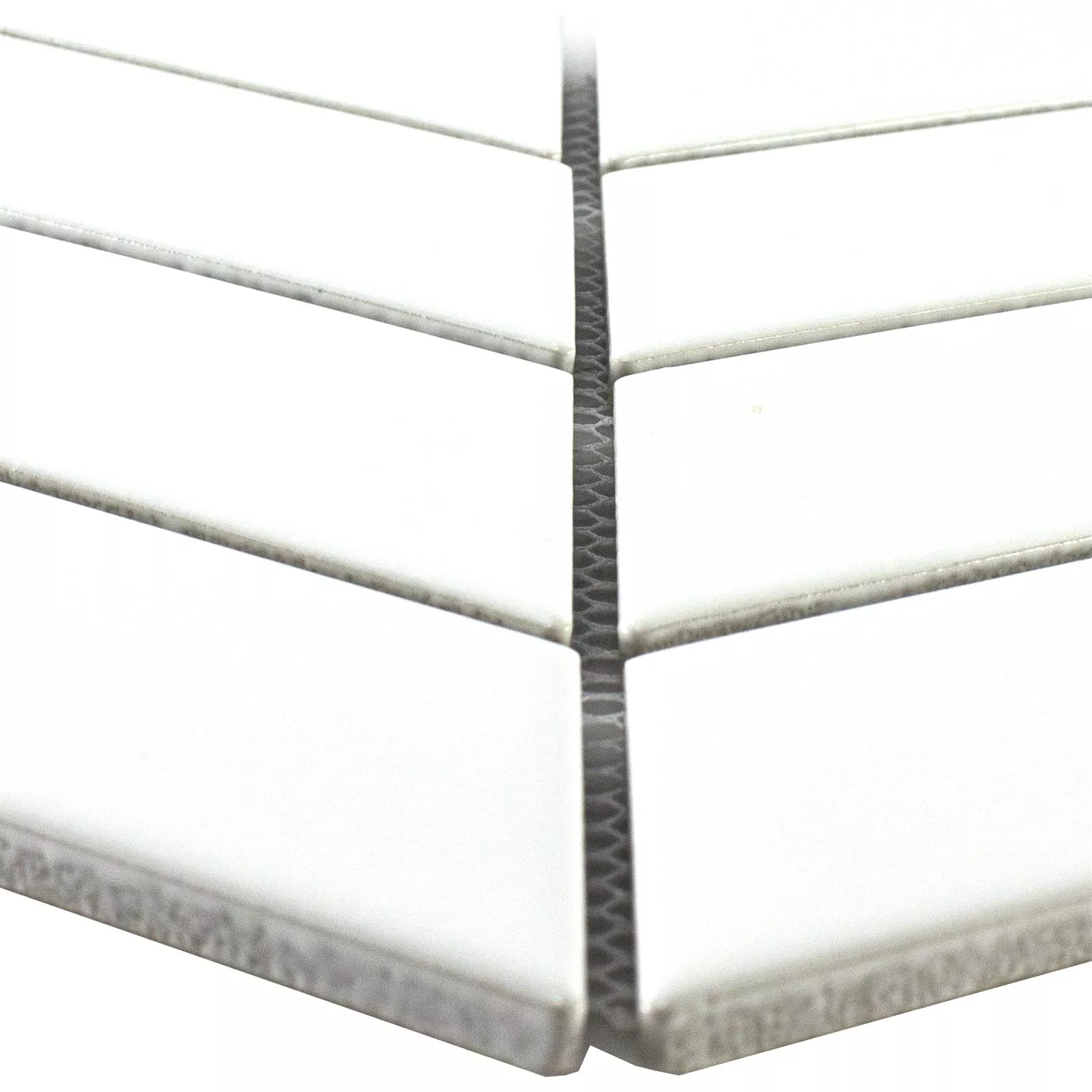 Keramik Mosaik Artesia Fiskbens Vit Matt Keramik Mosaik Artesia Fiskbens Vit Matt