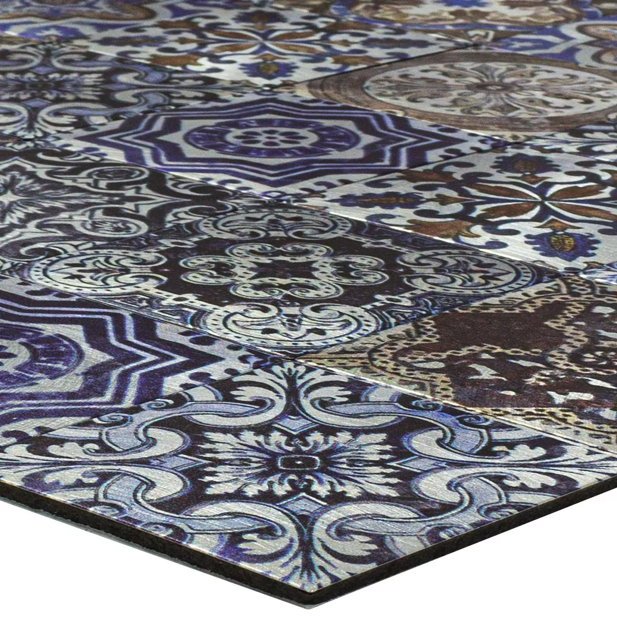 Mosaik Metall Retro Livorno Självhäftande Mosaik Metall Retro Livorno Självhäftande