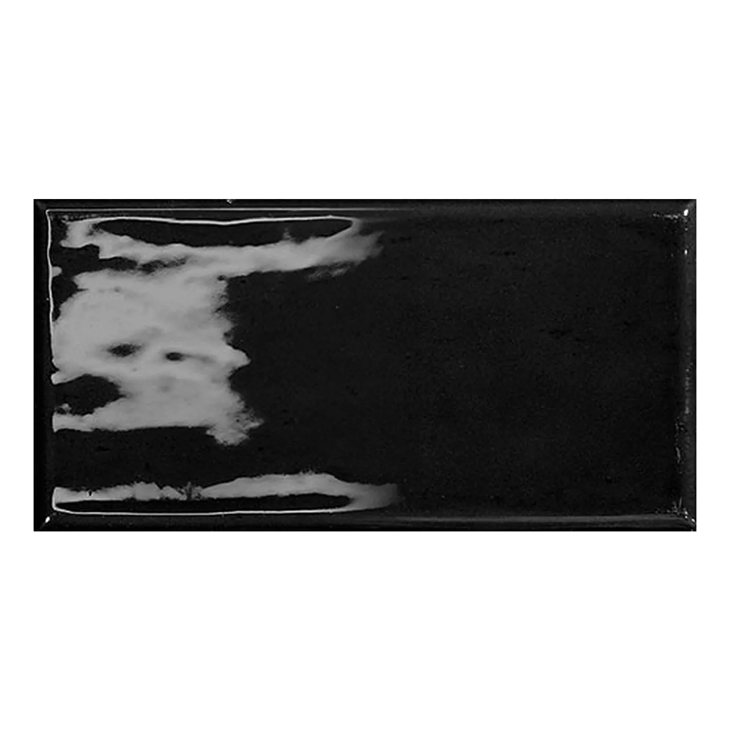 Calissi Svart Glänsande Rustik 7,5x15 cm Negro