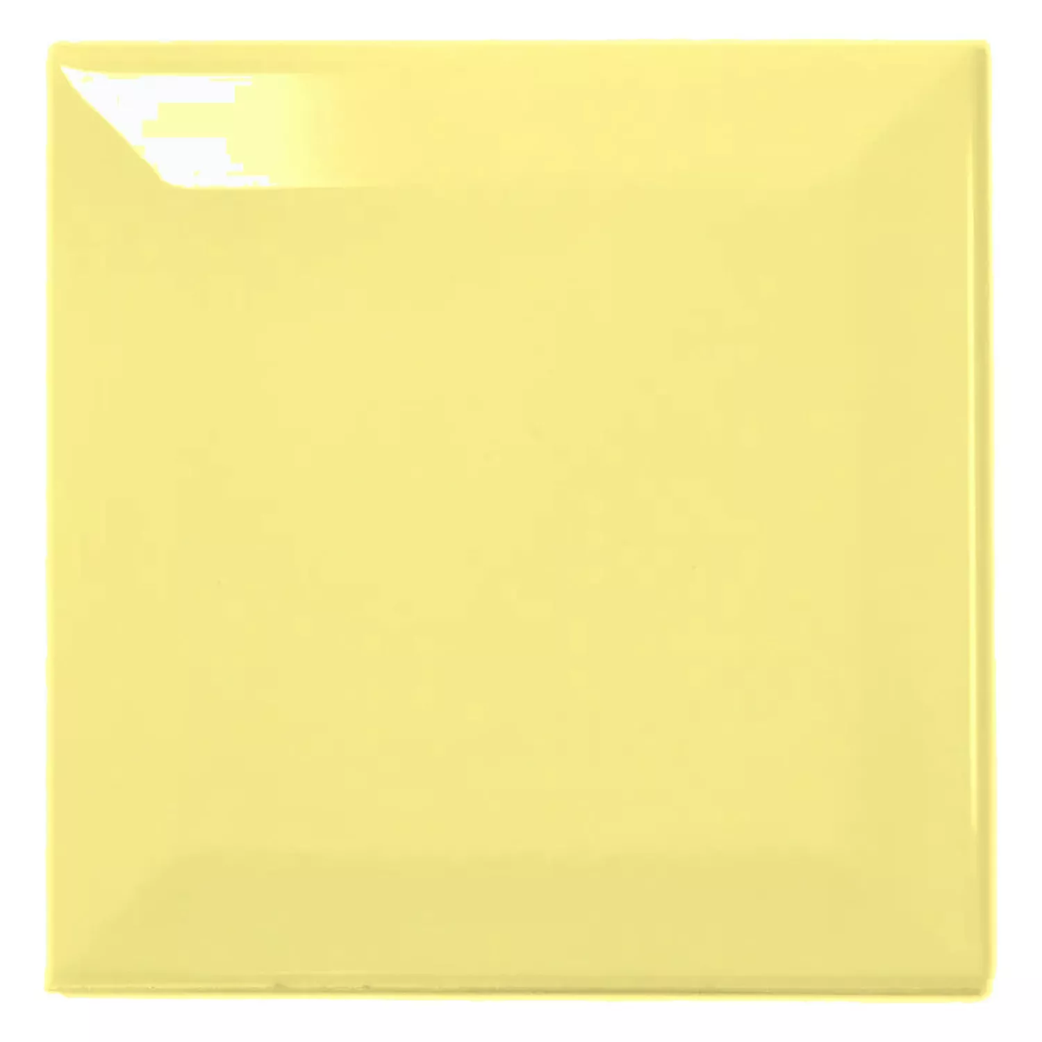 Metro kakel Gul Glänsande 10x10 cm Med Fasett Catarina Amarillo