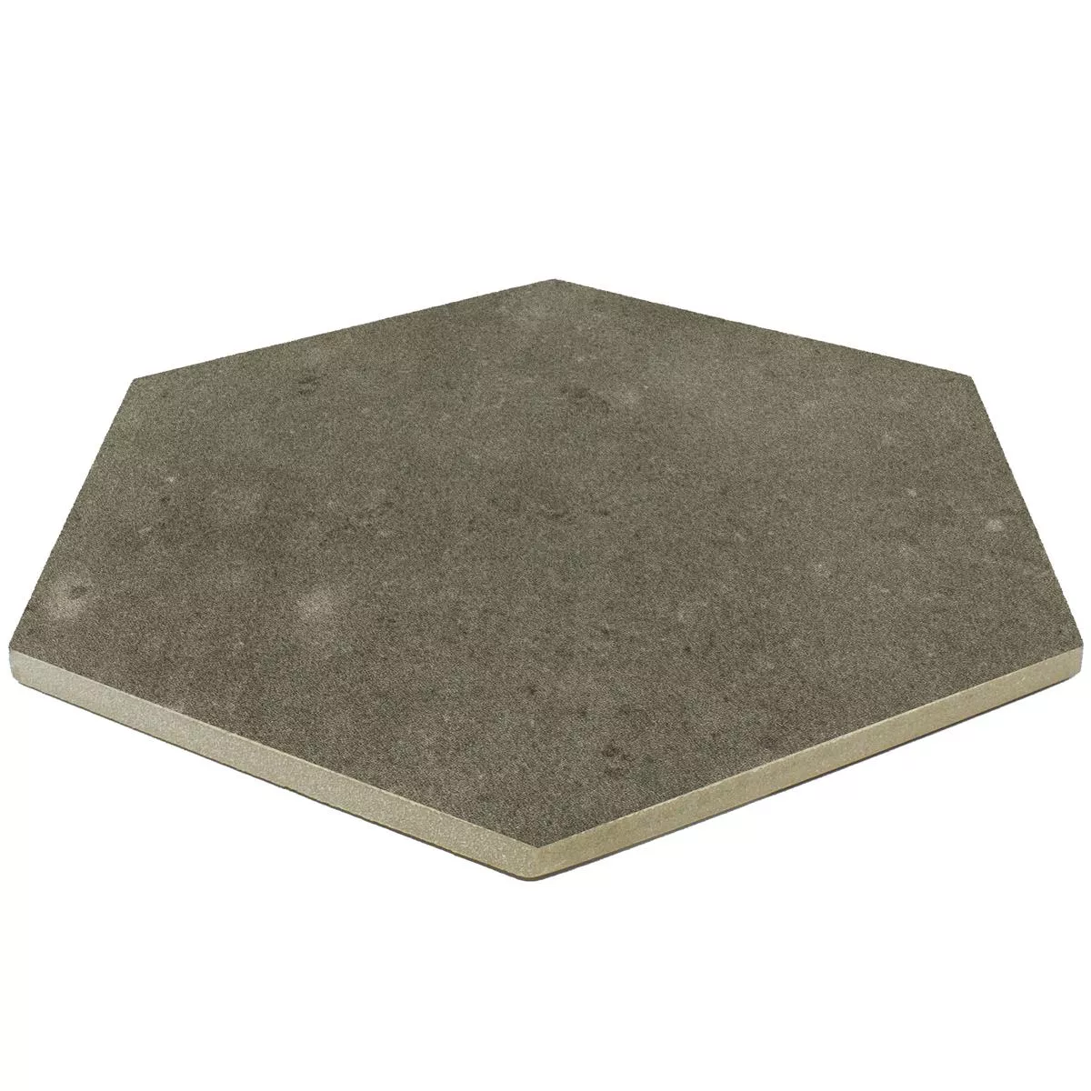 Prov Klinker Arosa Matt Hexagon Braun17,3x15cm