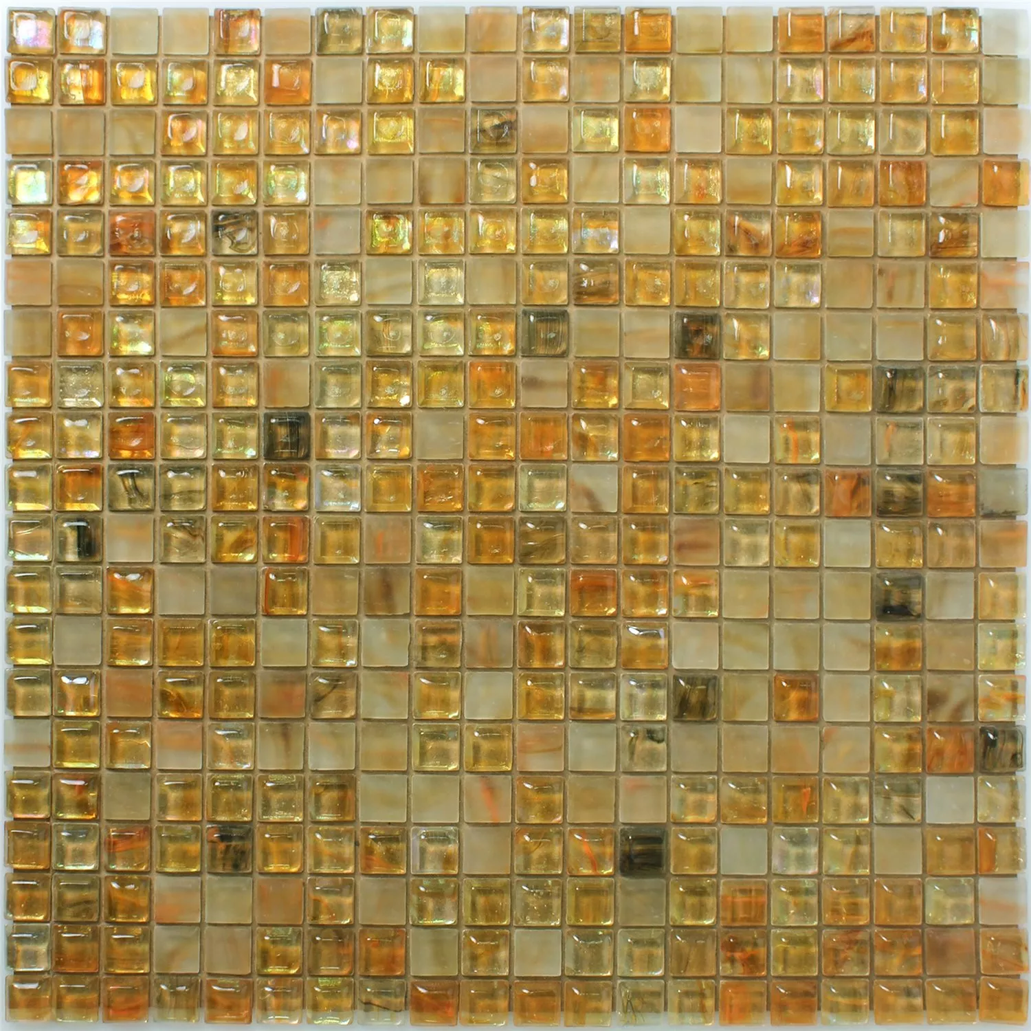 Prov Glas Simbassäng Mosaik Plattor Pergamon Beige