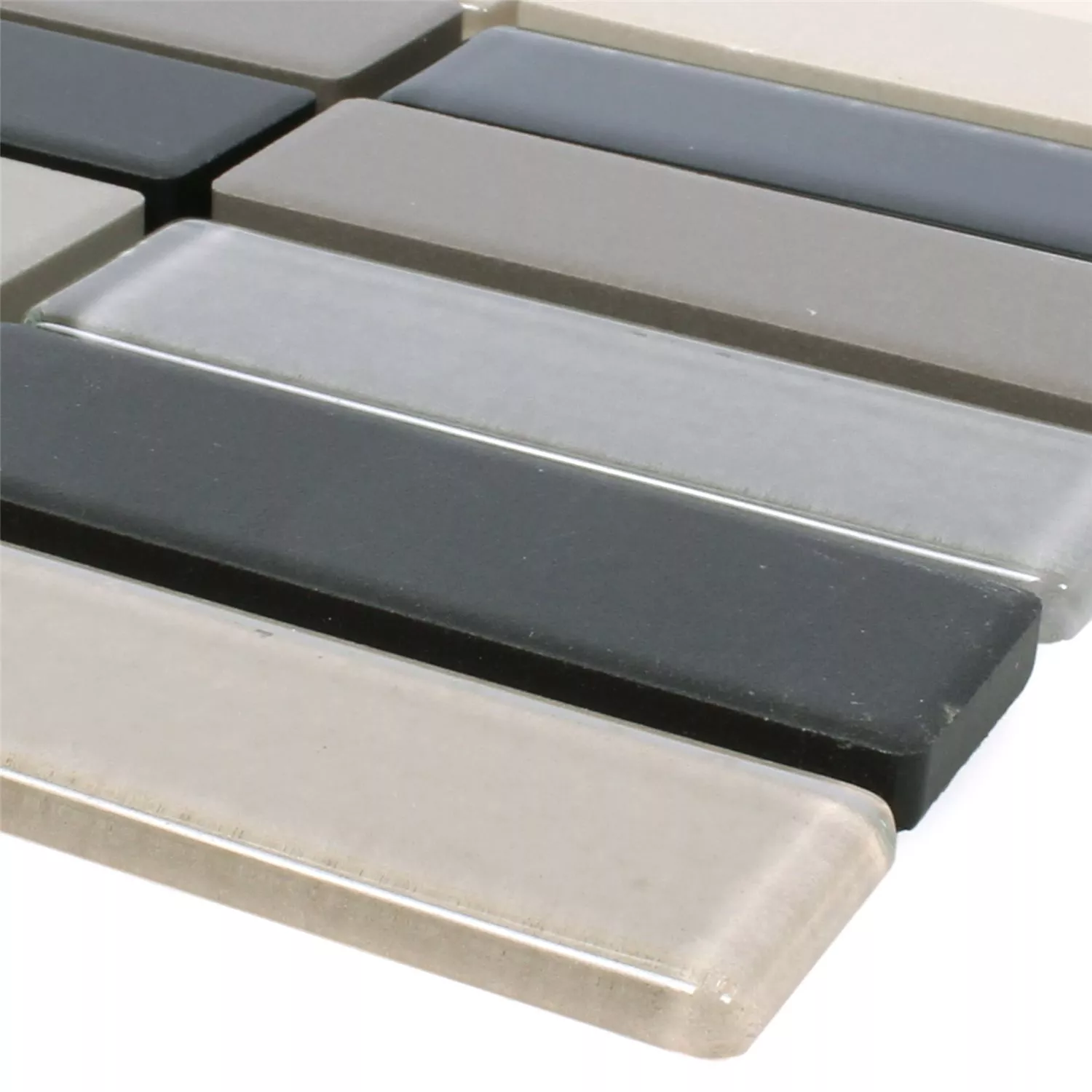 Mosaik Oglaserad Garden Beige Mix Sticka Mosaik Oglaserad Garden Beige Mix Sticka