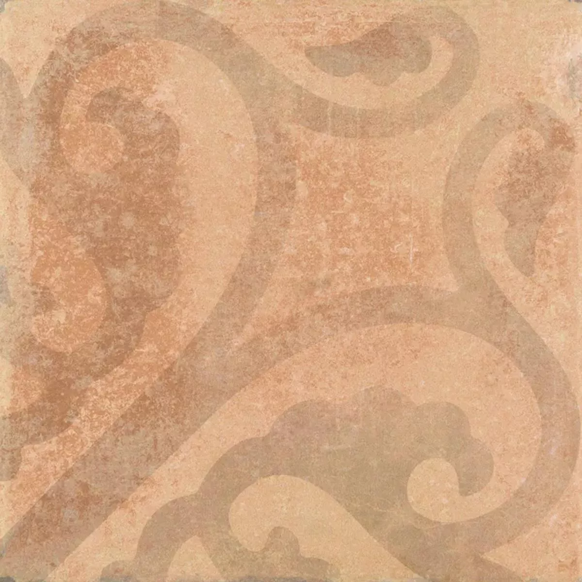 Queens Terrakotta Brun Dekor 25x25 cm