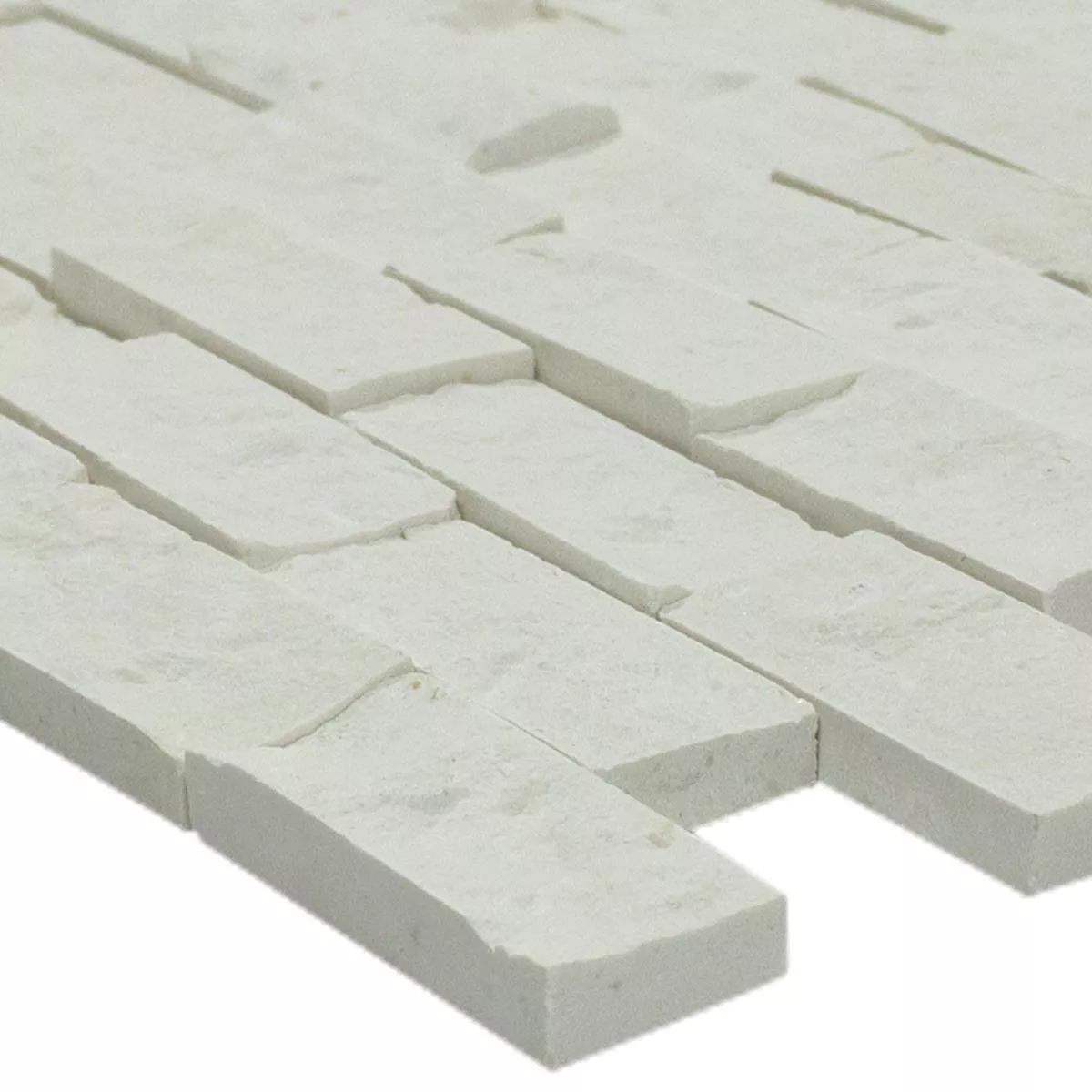 Mosaik Natursten Medina Vit