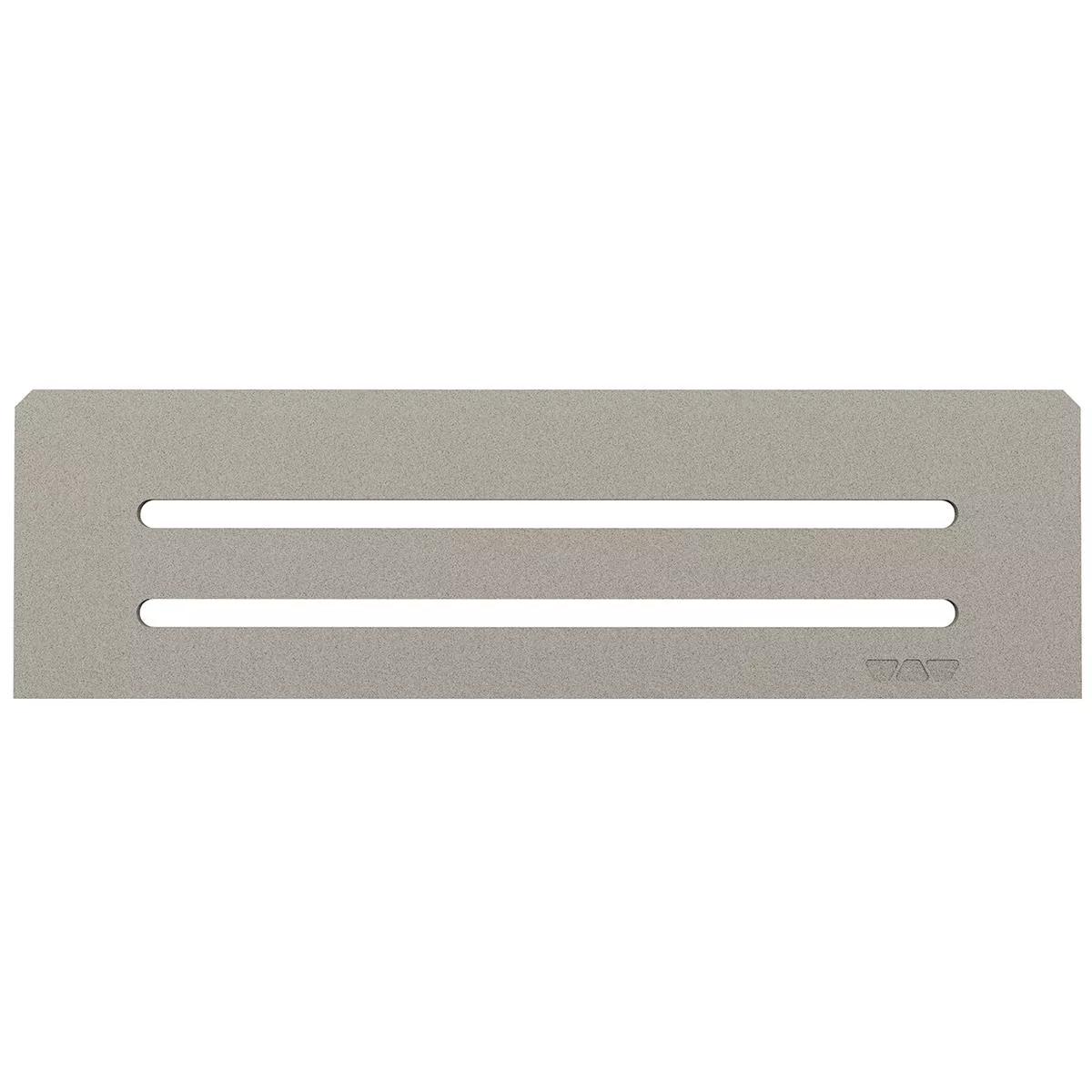 Nischvägghylla Schlüter rektangulär 30x8,7cm Våggrå