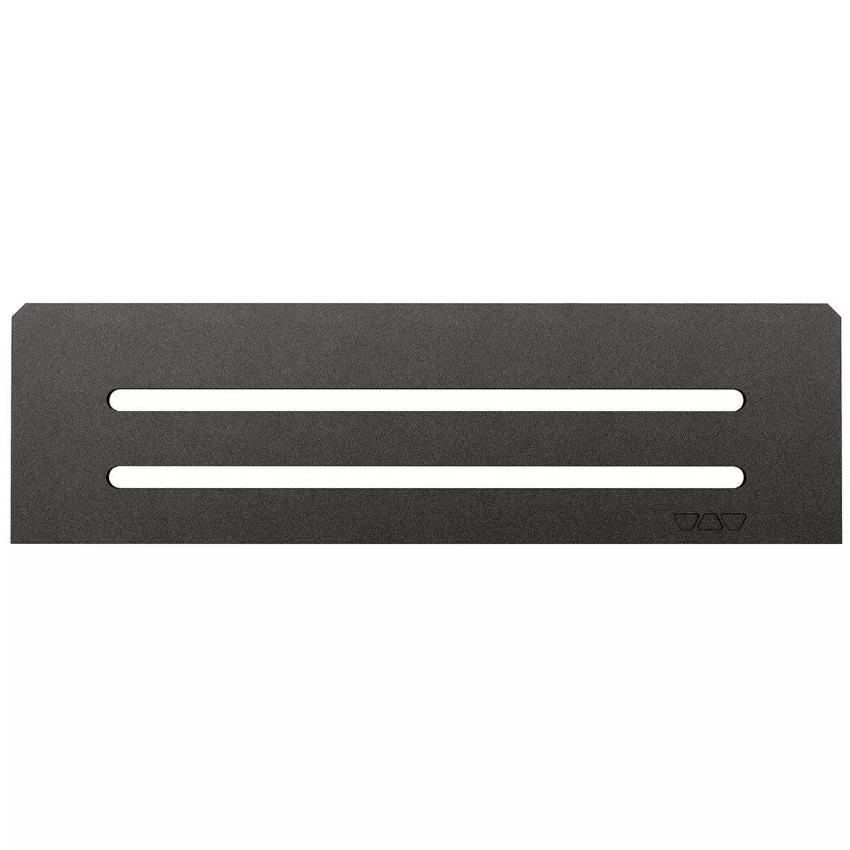 Nischvägghylla Schlüter rektangulär 30x8,7cm Wave antracit