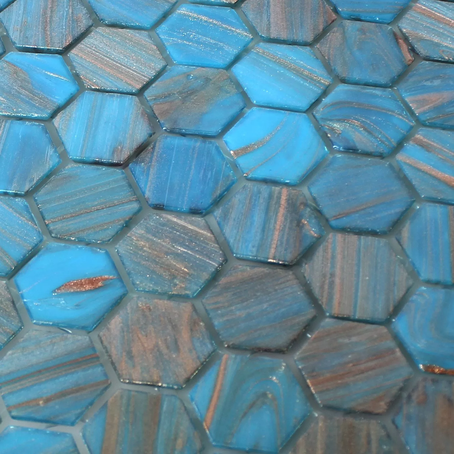 Trend-Vi Mosaik Glas Hexagon 242