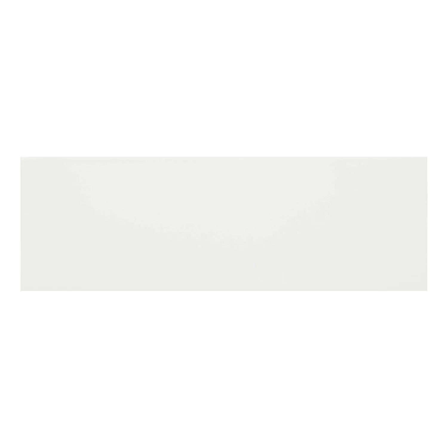 Metro kakel Vit Matt 10x30 cm Utan Fasett Candy Blanco