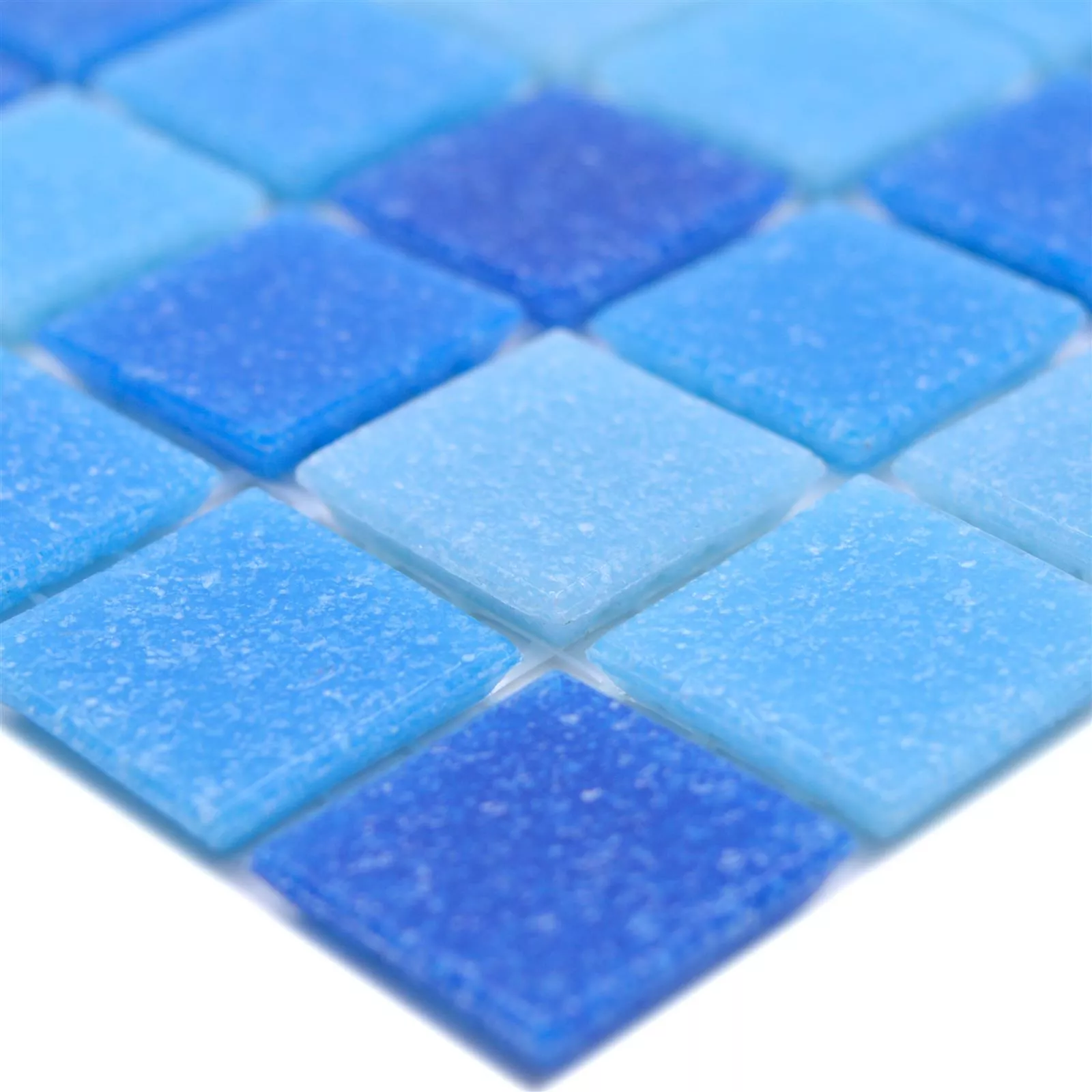 Prov Simbassäng Mosaik North Sea Blå Mix