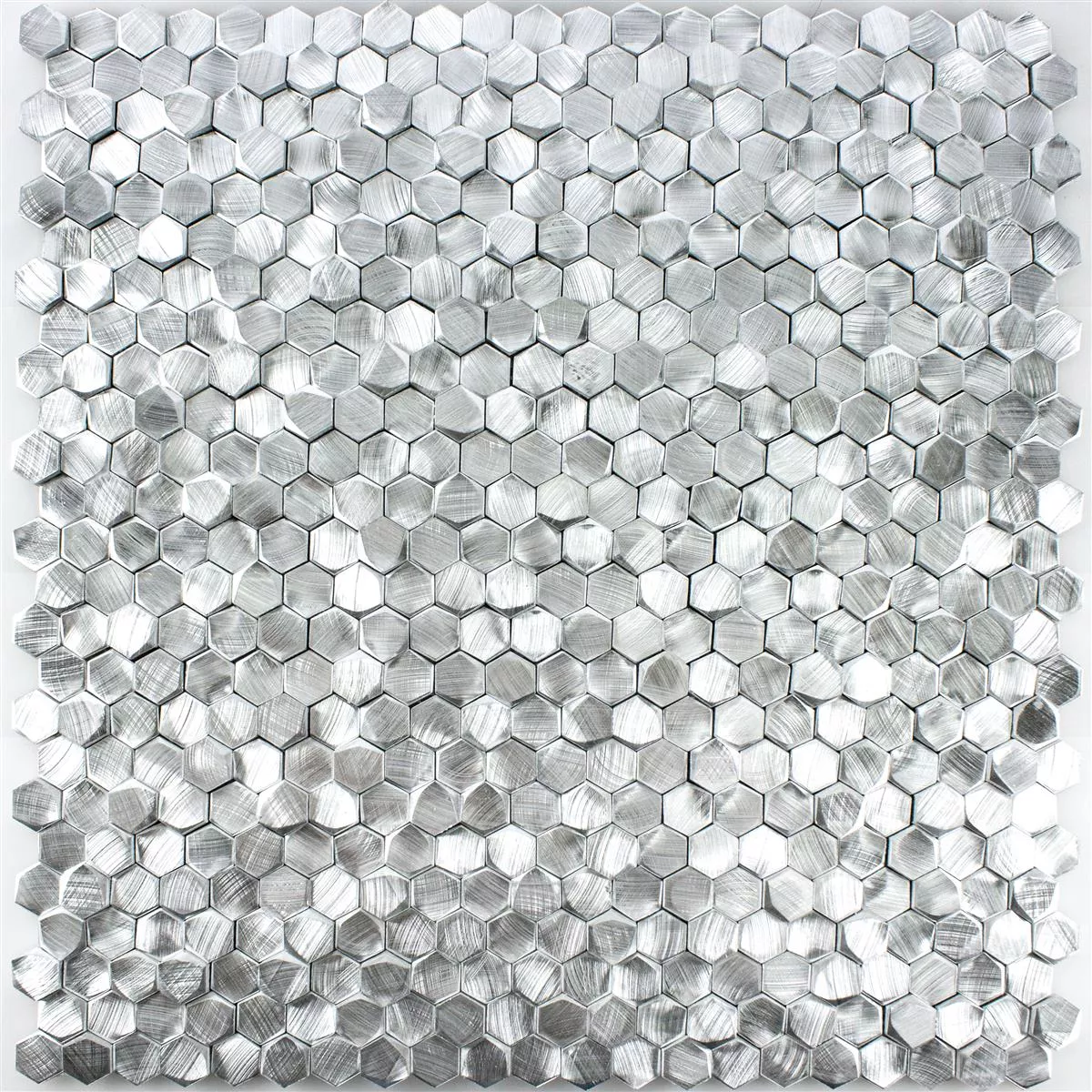 Prov Aluminium Metall Mosaik McAllen Silver
