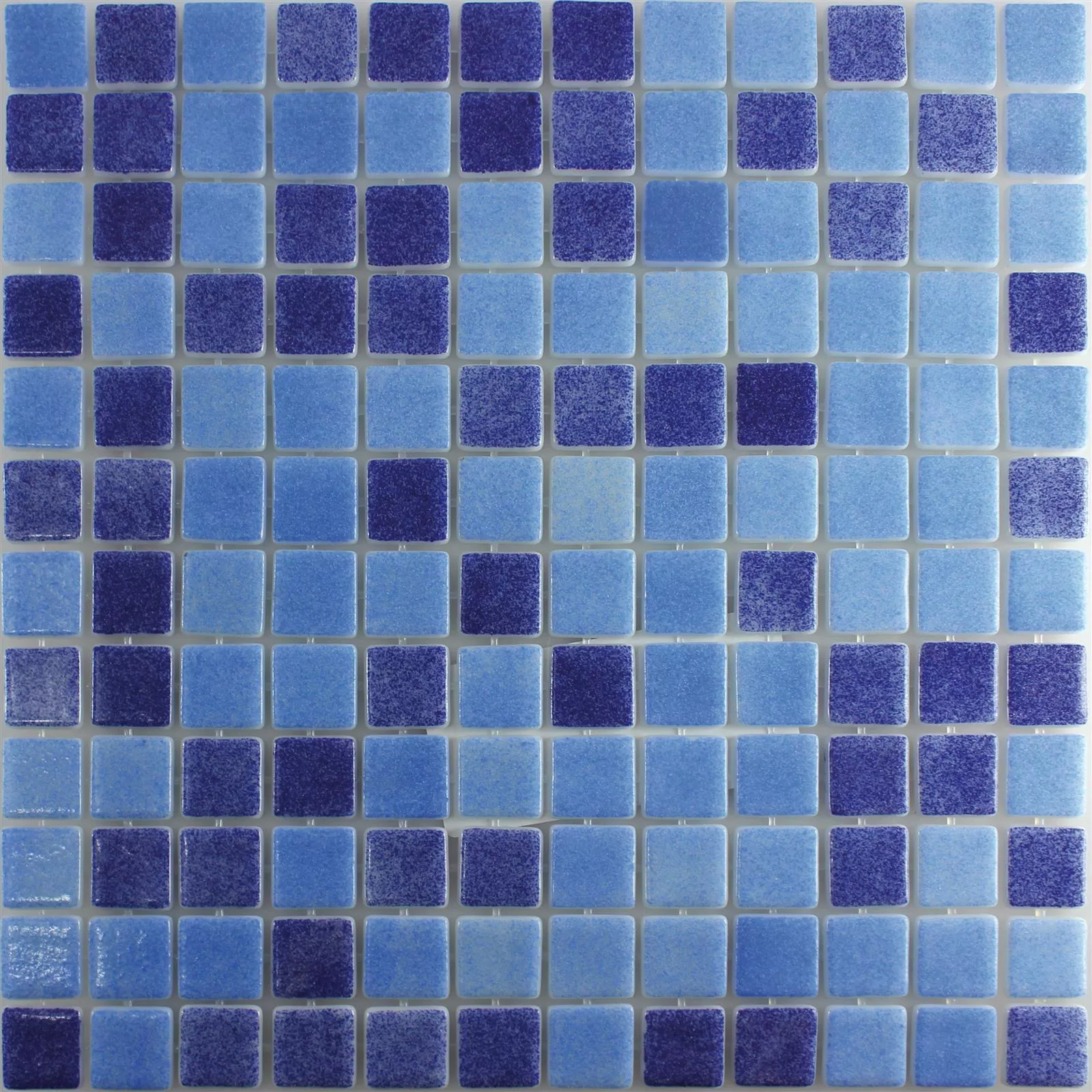 Glas Simbassäng Mosaik Lagune R11C Blå Mix