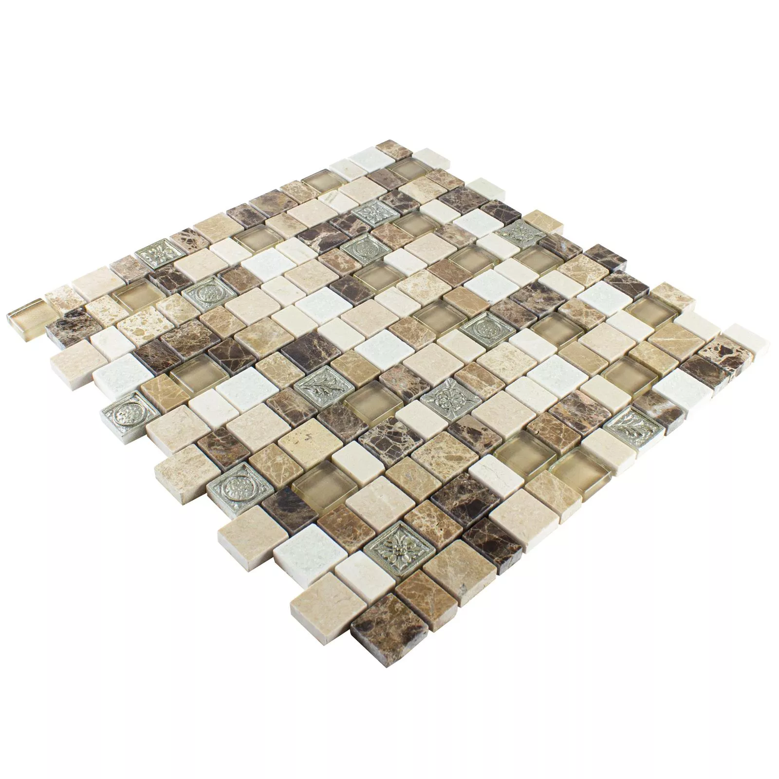 Prov Mosaik Moranbah Brun Beige Vit