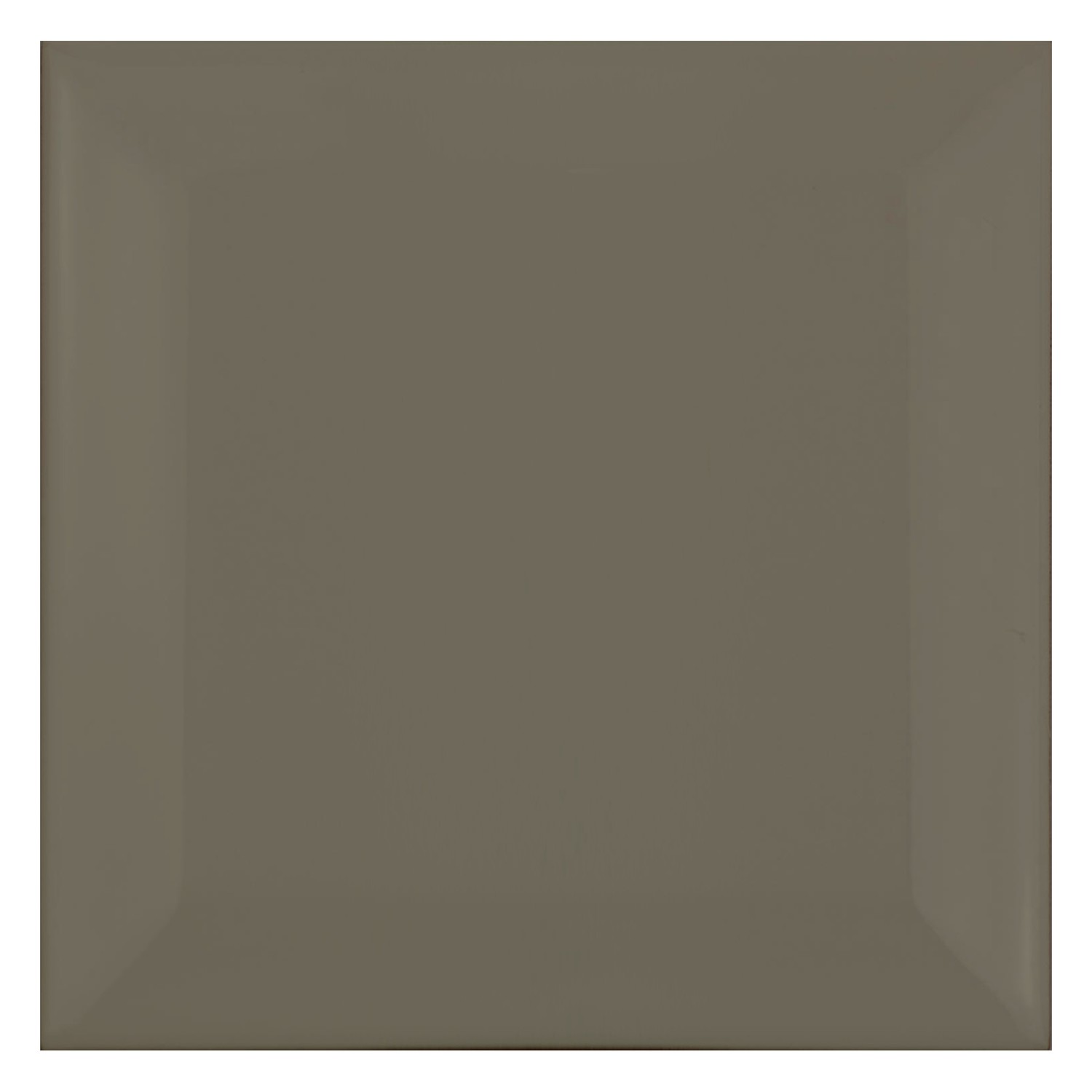 Metro kakel Grå Matt 10x10 cm Med Fasett Catarina Dark Grey