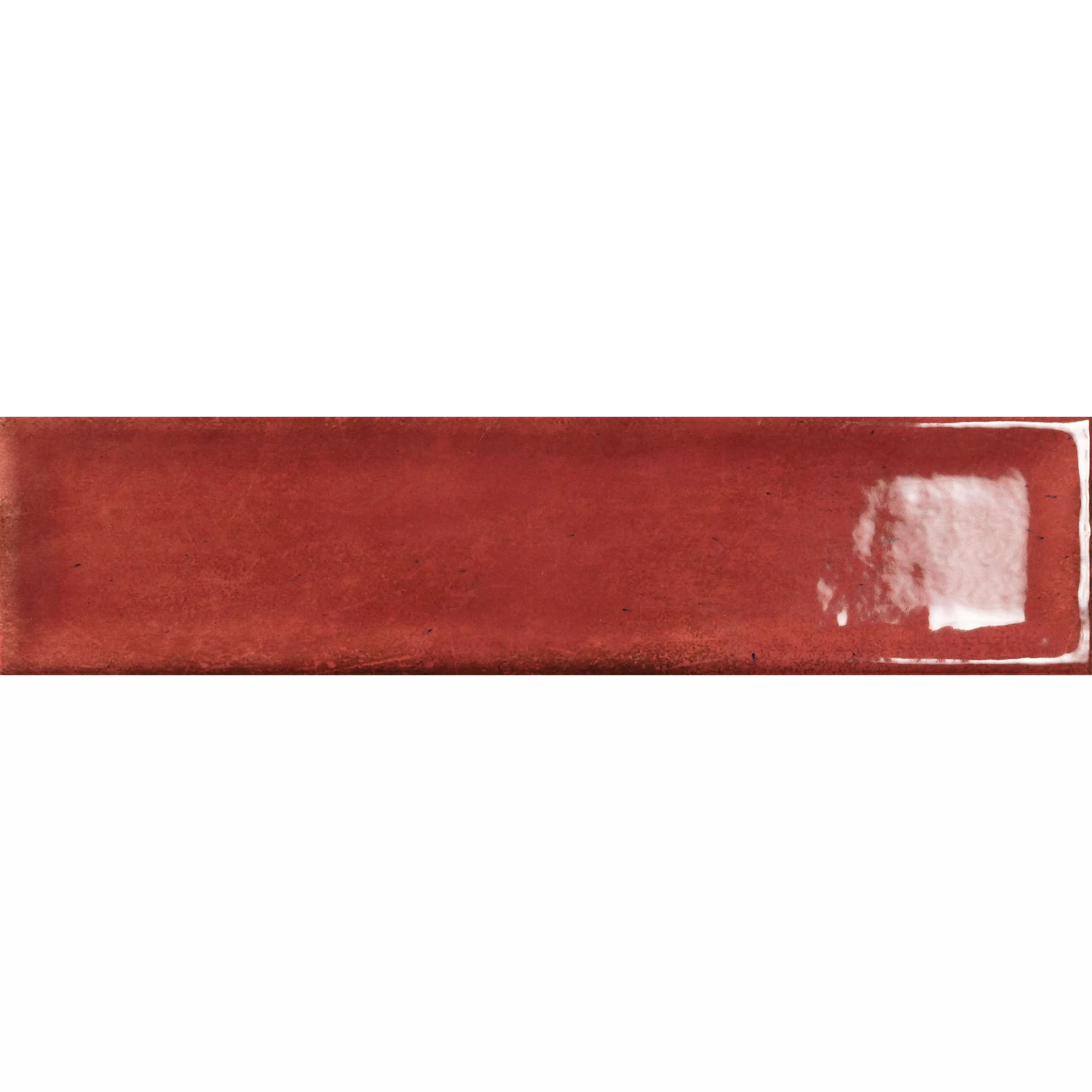 Kakel Pascal Glänsande Inuti Med Fasett Röd 7,5x30cm