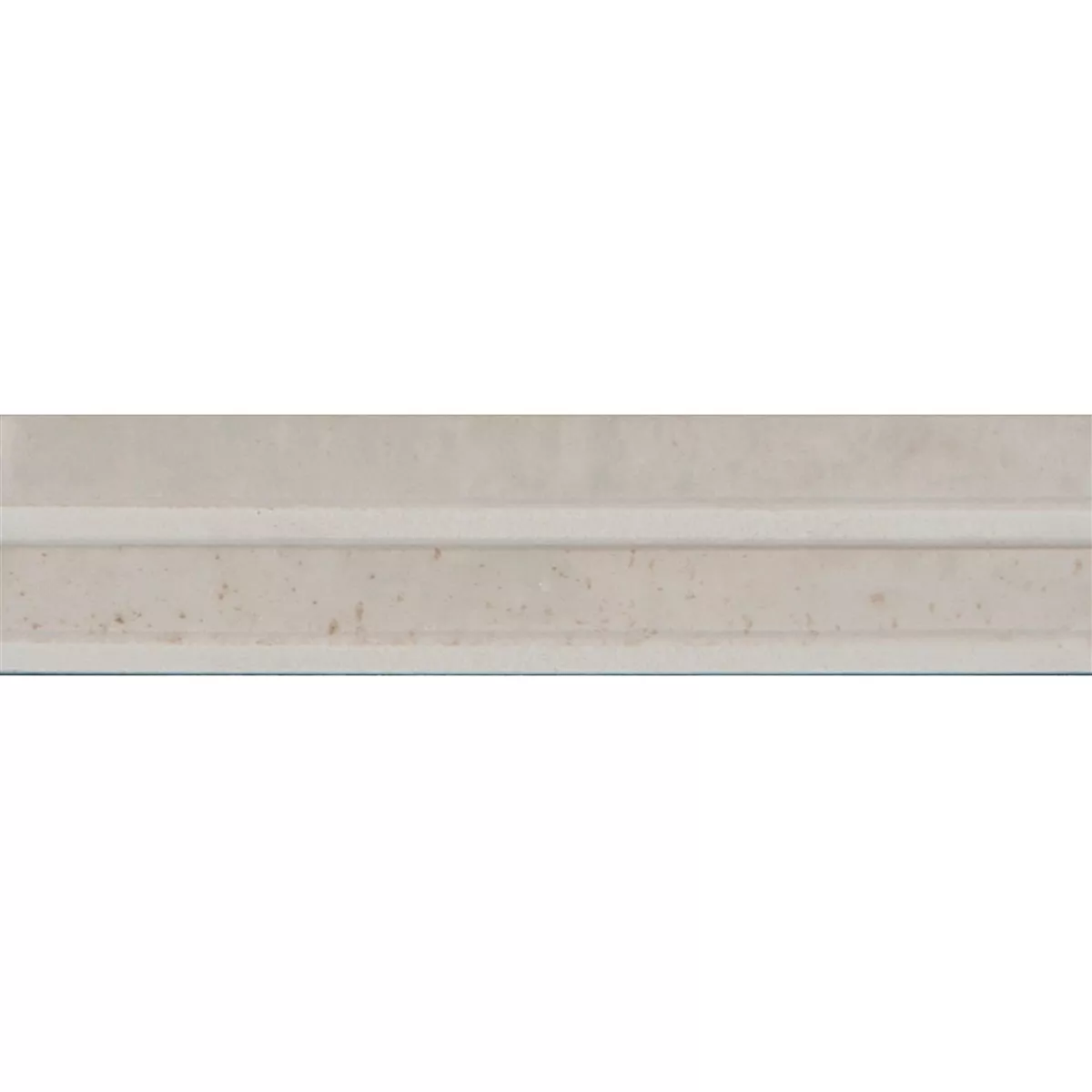 Artemis Bone Glänsande Strukturerad 3D 6x24 cm