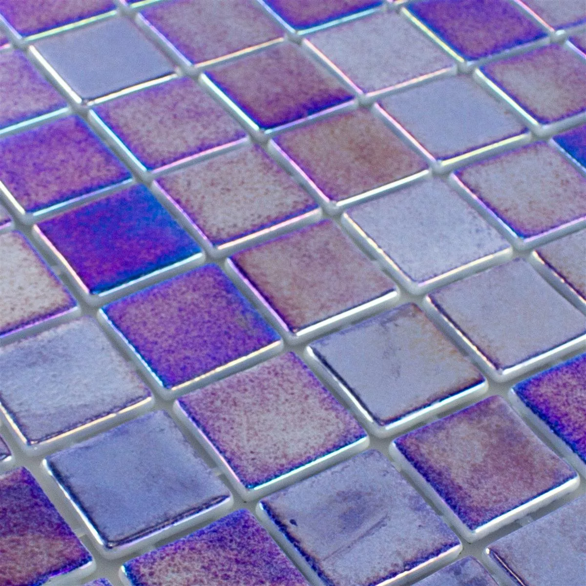 Glas Simbassäng Mosaik McNeal Mörkblå 38