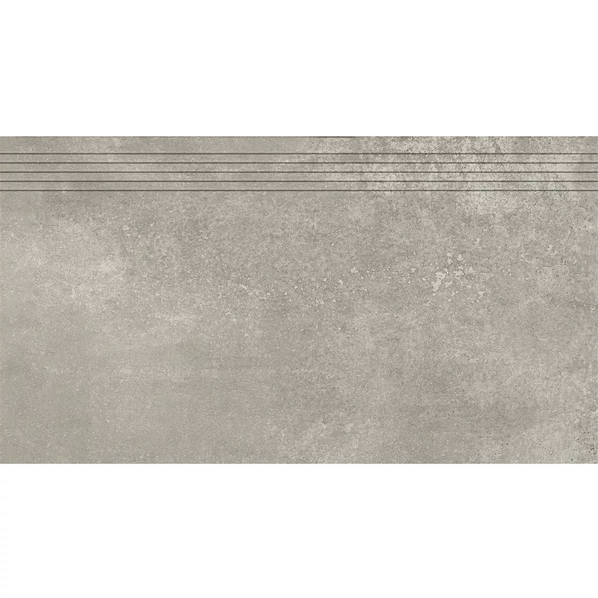 Rillenstufe Belgium Betonoptik Beige 30x60 cm