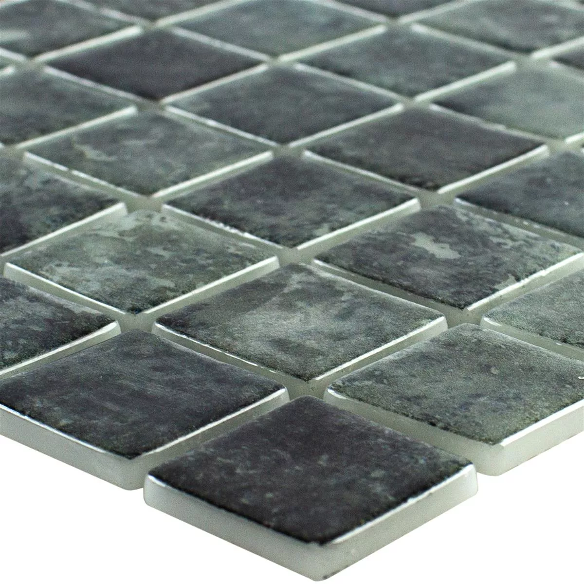 Glas Swimmingpool Mosaik Baltic Svart 25x25mm Glas Swimmingpool Mosaik Baltic Svart 25x25mm