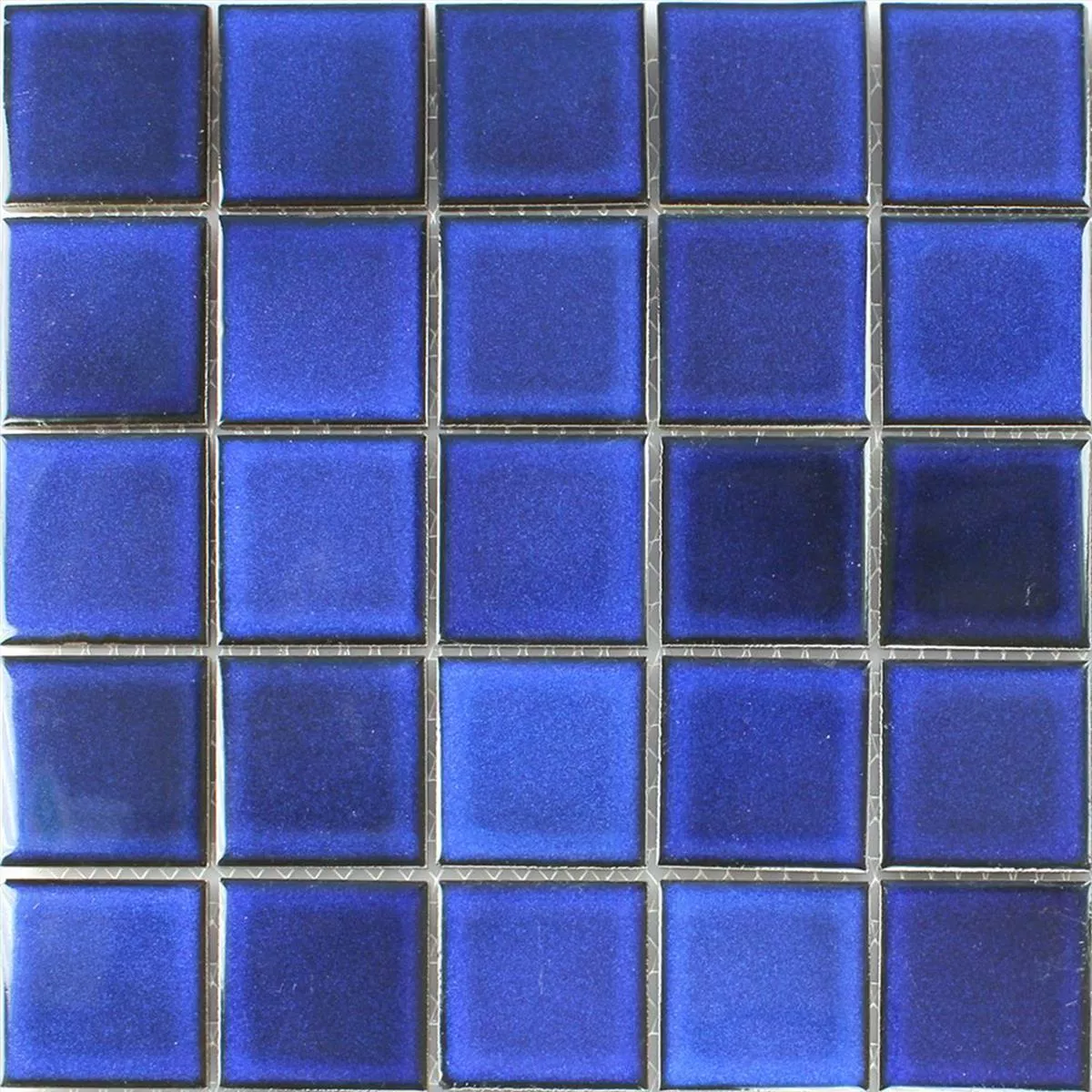 Mosaik KeramikSpegel Blå Uni