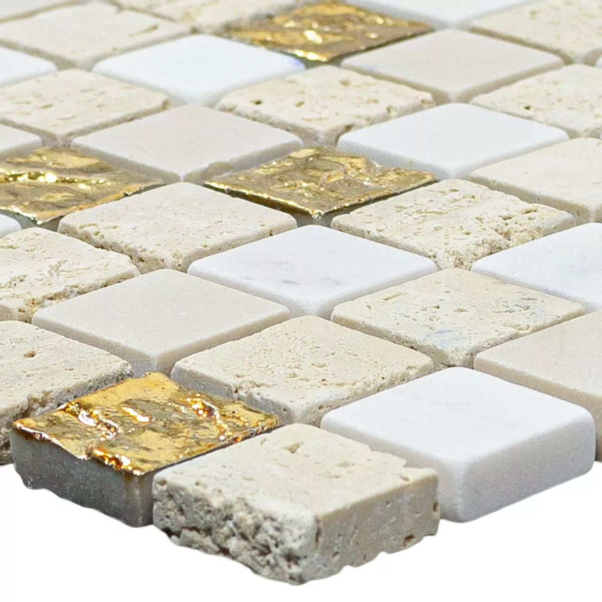 Marmor Natursten Mosaik Plattor Limonello Guld Kräm Marmor Natursten Mosaik Plattor Limonello Guld Kräm