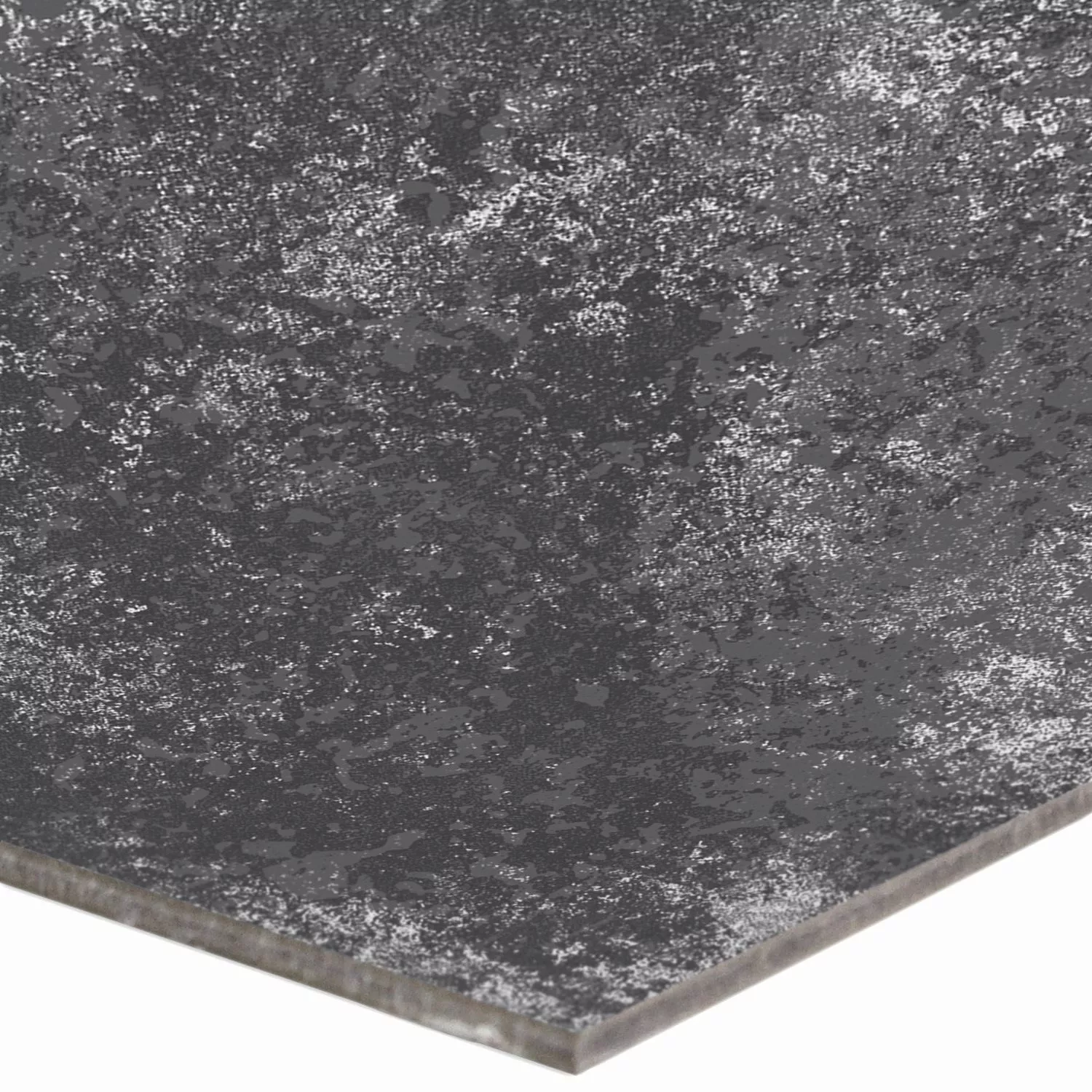 Cementplattor Retro Optik Toulon Grundläggande Kakel Svart 18,6x18,6cm