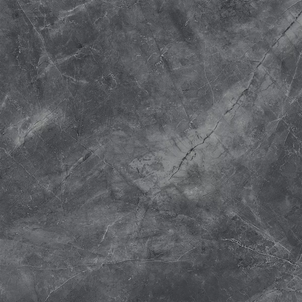 Angola Polerad Svart 60x60 cm