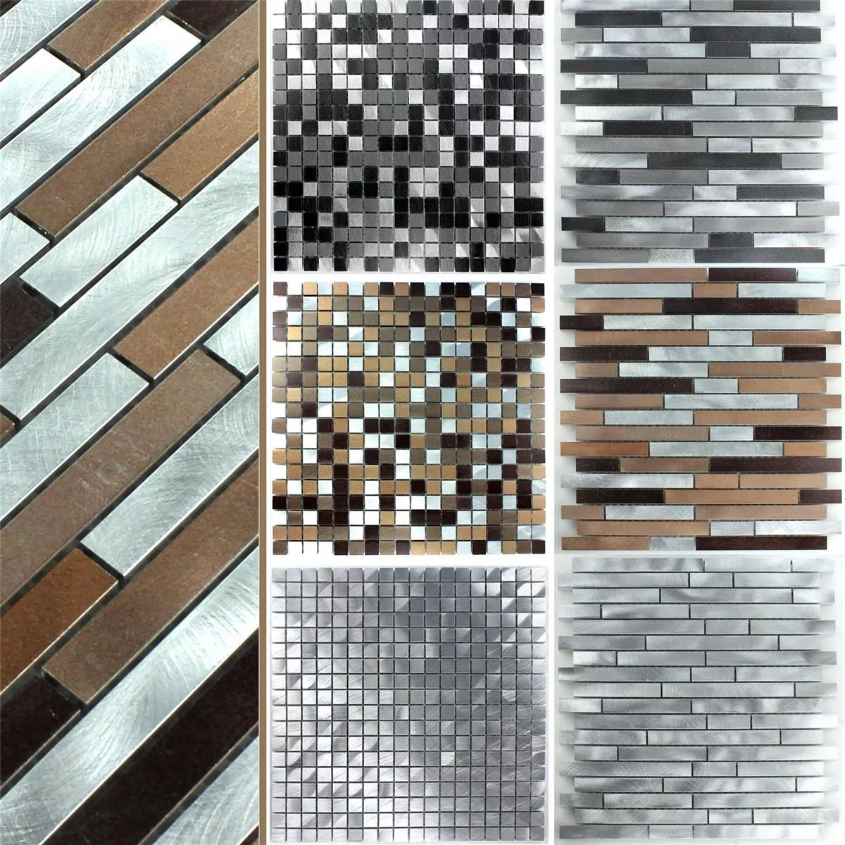 Prov Mosaik Metall Aluminium Osorno