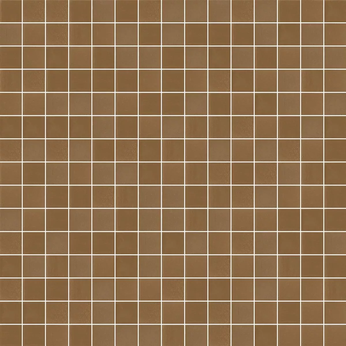 Glasmosaik Kakel Trend-Vi Vitreo 191 Kaffe Brun 20x20mm