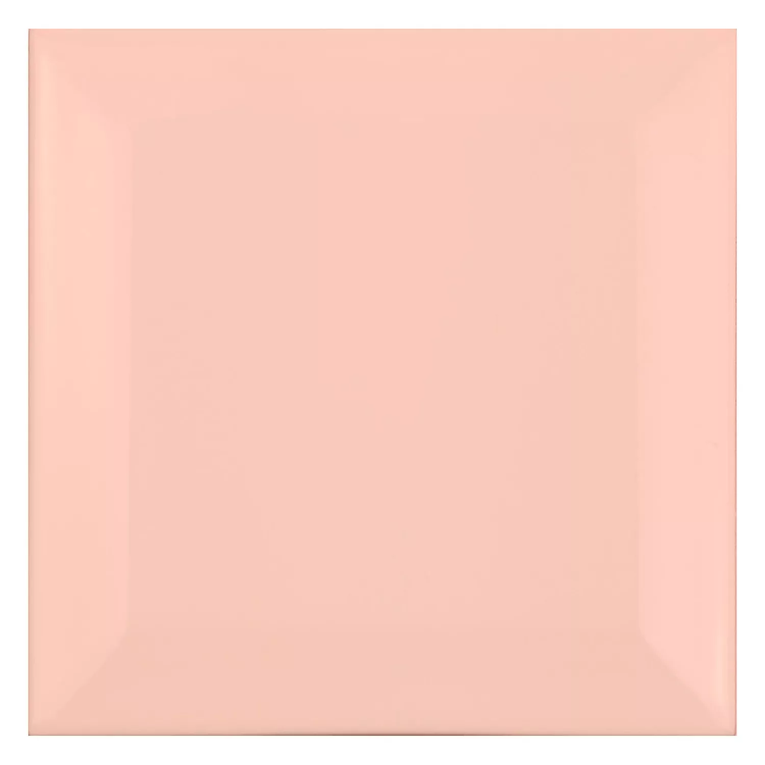 Metro kakel Apelsin Matt 10x10 cm Med Fasett Catarina Salmon