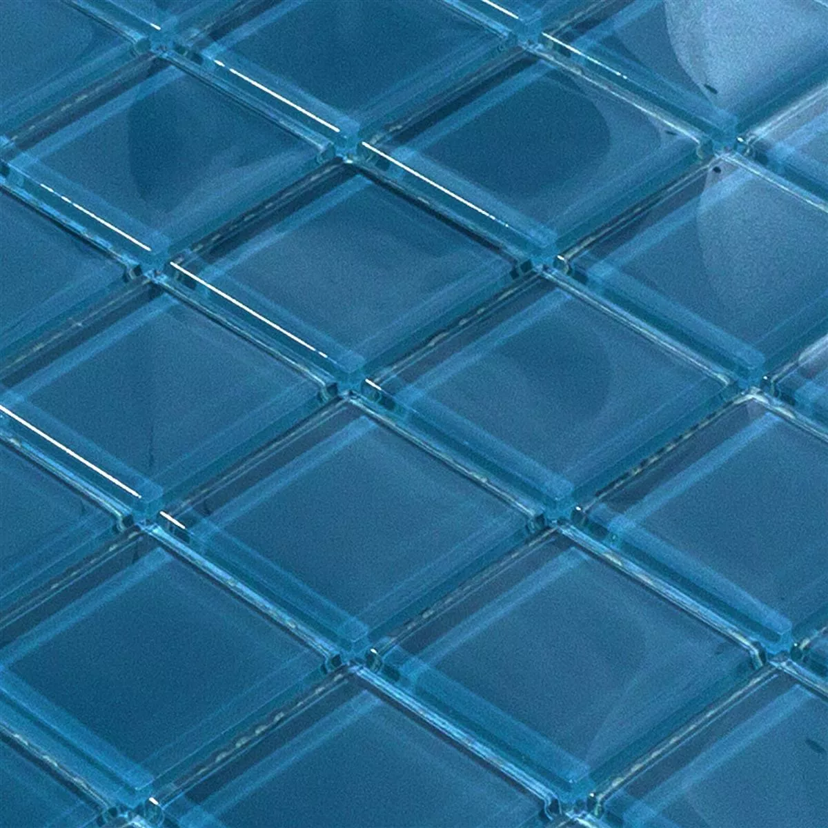 Glasmosaik Plattor Melmore Blå