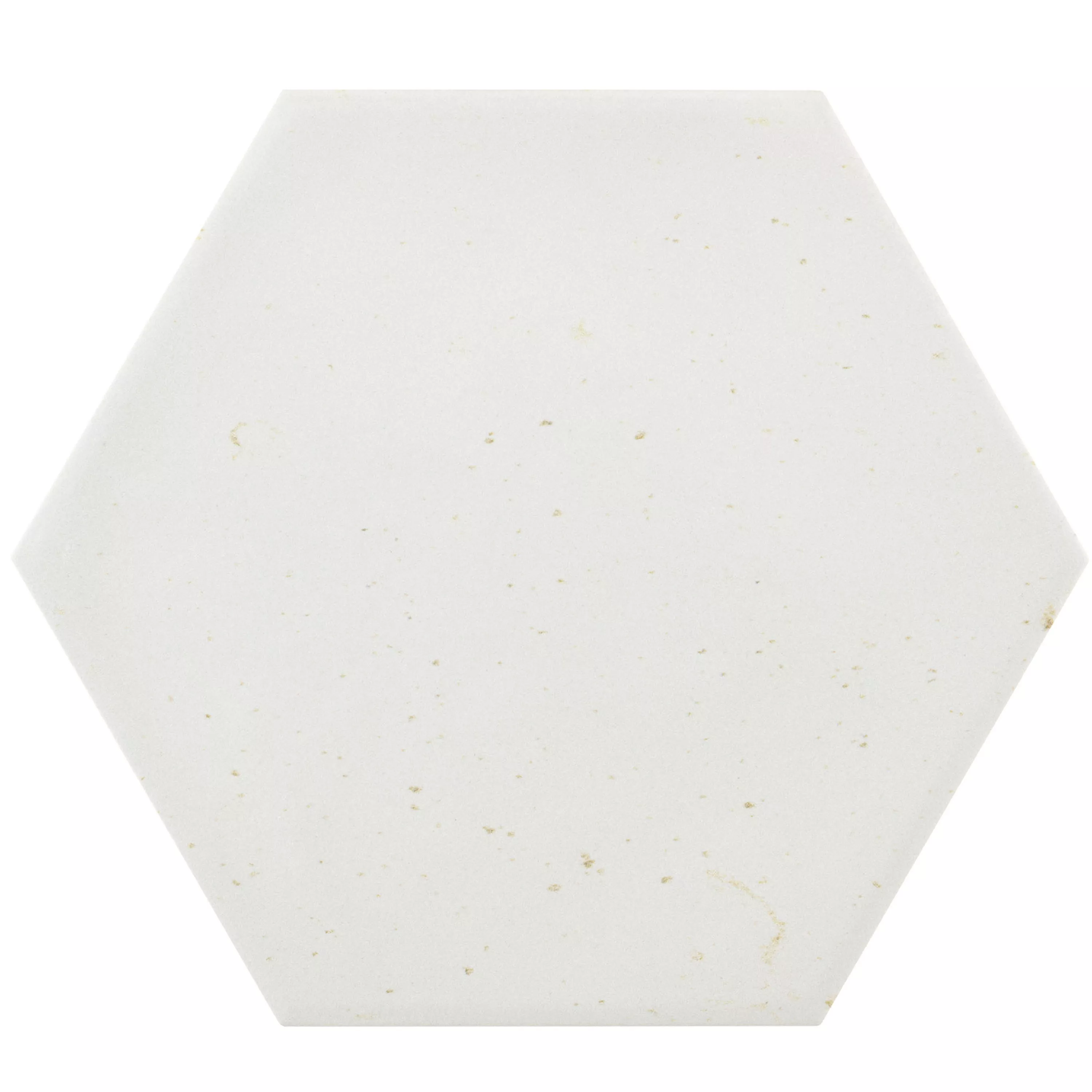 Klinker Arosa Matt Hexagon Vit 17,3x15cm
